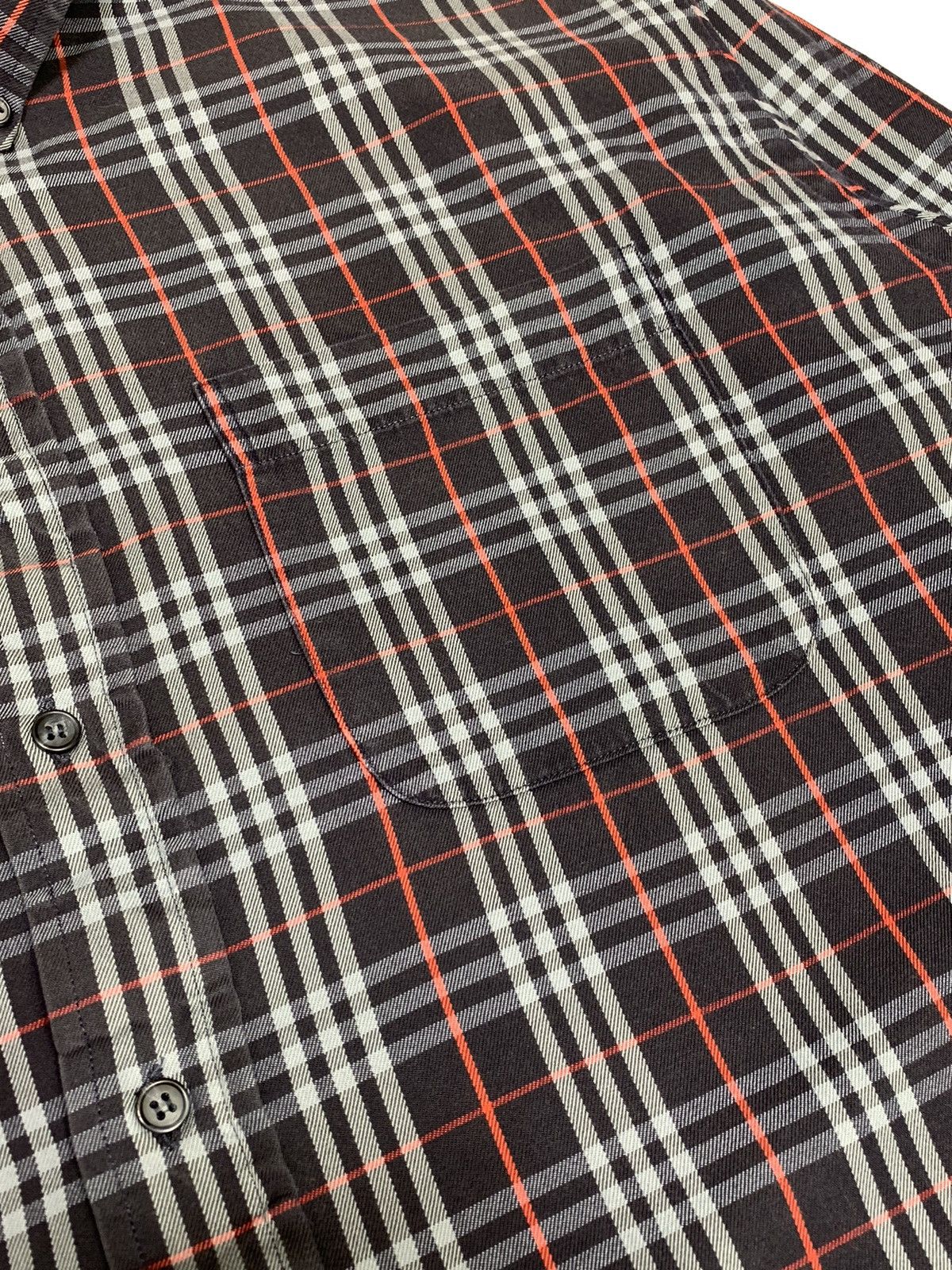 Burberry Burberrys London Nova Check Blue Oxfords Shirt Size US XL / EU 56 / 4 - 4 Thumbnail