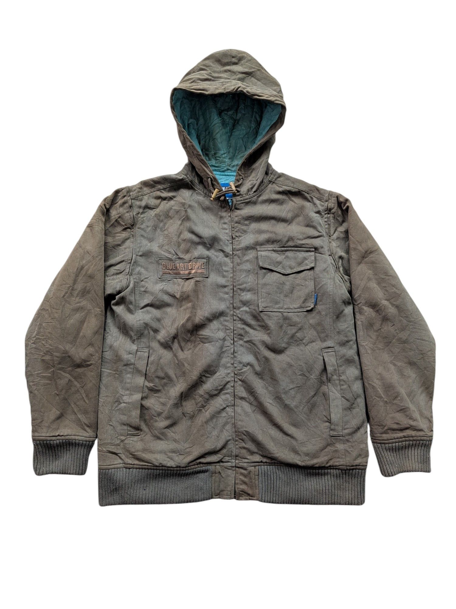 Japanese Brand × Vintage Vintage Jacket Blue Art Drive Surf Clothing Japan Size US L / EU 52-54 / 3 - 1 Thumbnail
