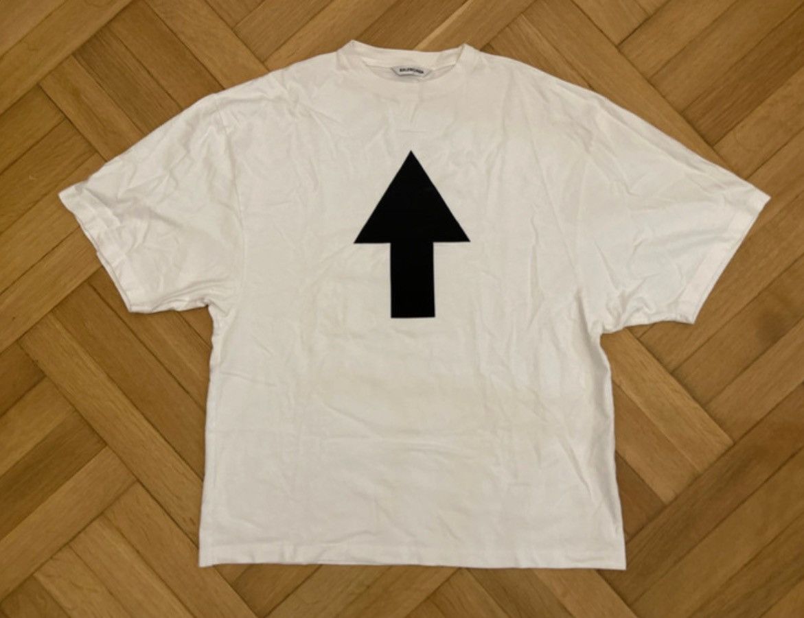 トップス BALENCIAGA arrow T-SHIRTS Balenciaga Size M Arrow Wi-fi T-shirt in Black $625 | eBay