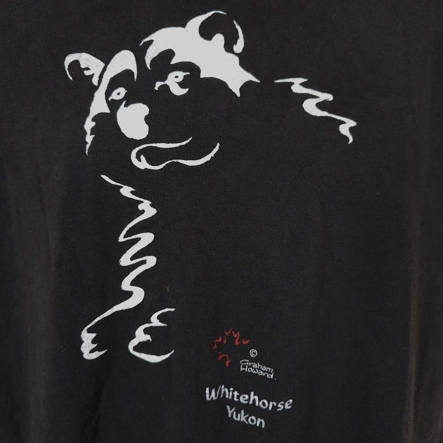 Vintage Vintage Whitehorse Yukon T Shirt Mens Size Large Black Bear Size US L / EU 52-54 / 3 - 2 Thumbnail