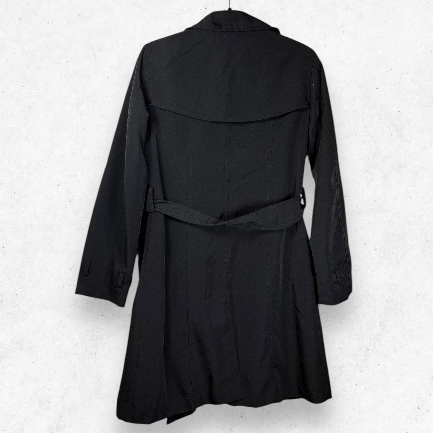 Other New York and Company Classic Black Trench Coat Small Thin Size S / US 4 / IT 40 - 2 Thumbnail
