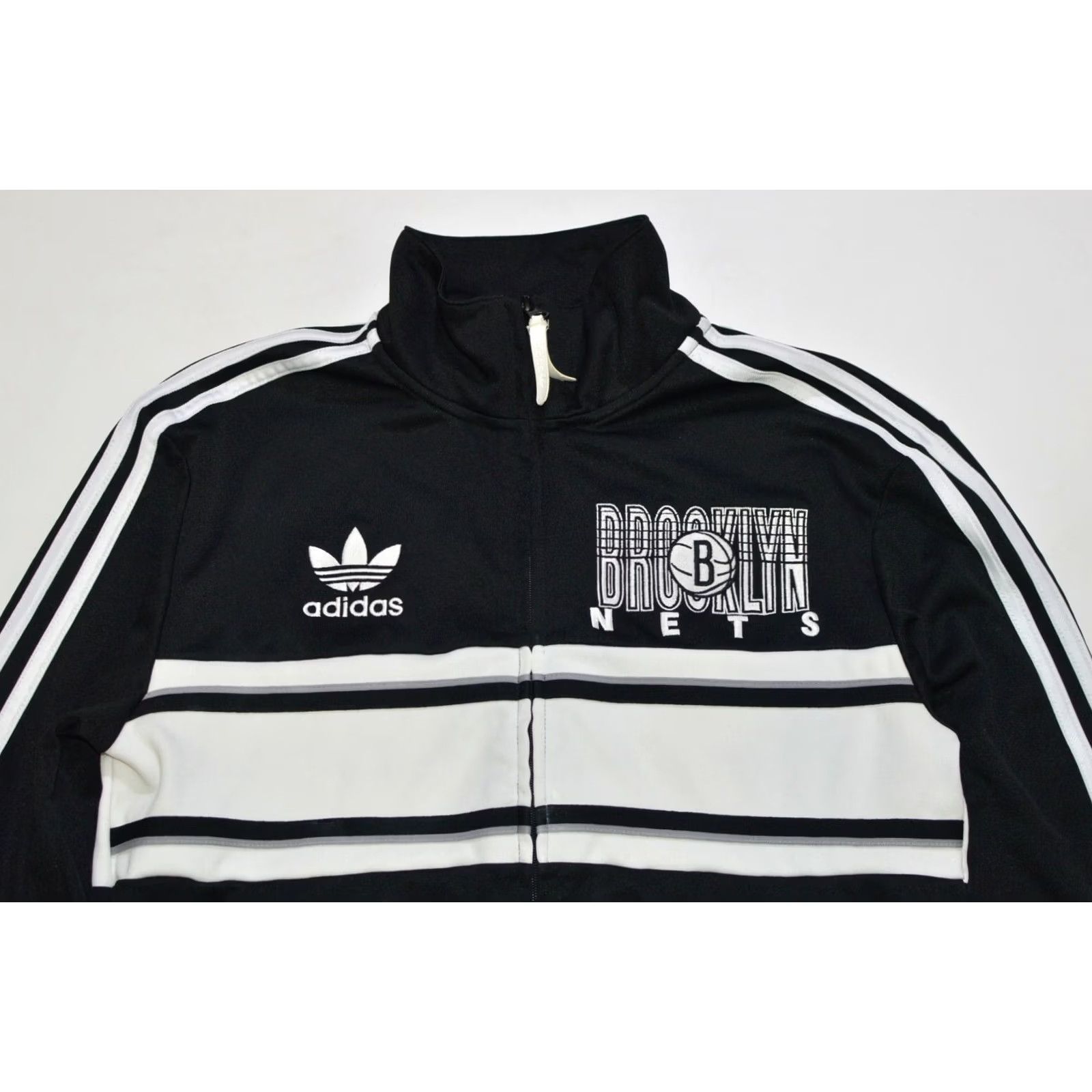 Adidas Adidas Brooklyn Nets Basketball NBA Track Top Shirt Men XS S Regular Black 6871A NBA Track Top Nets Basketball adidas Shirt Mens S Size US S / EU 44-46 / 1 - 2 Thumbnail