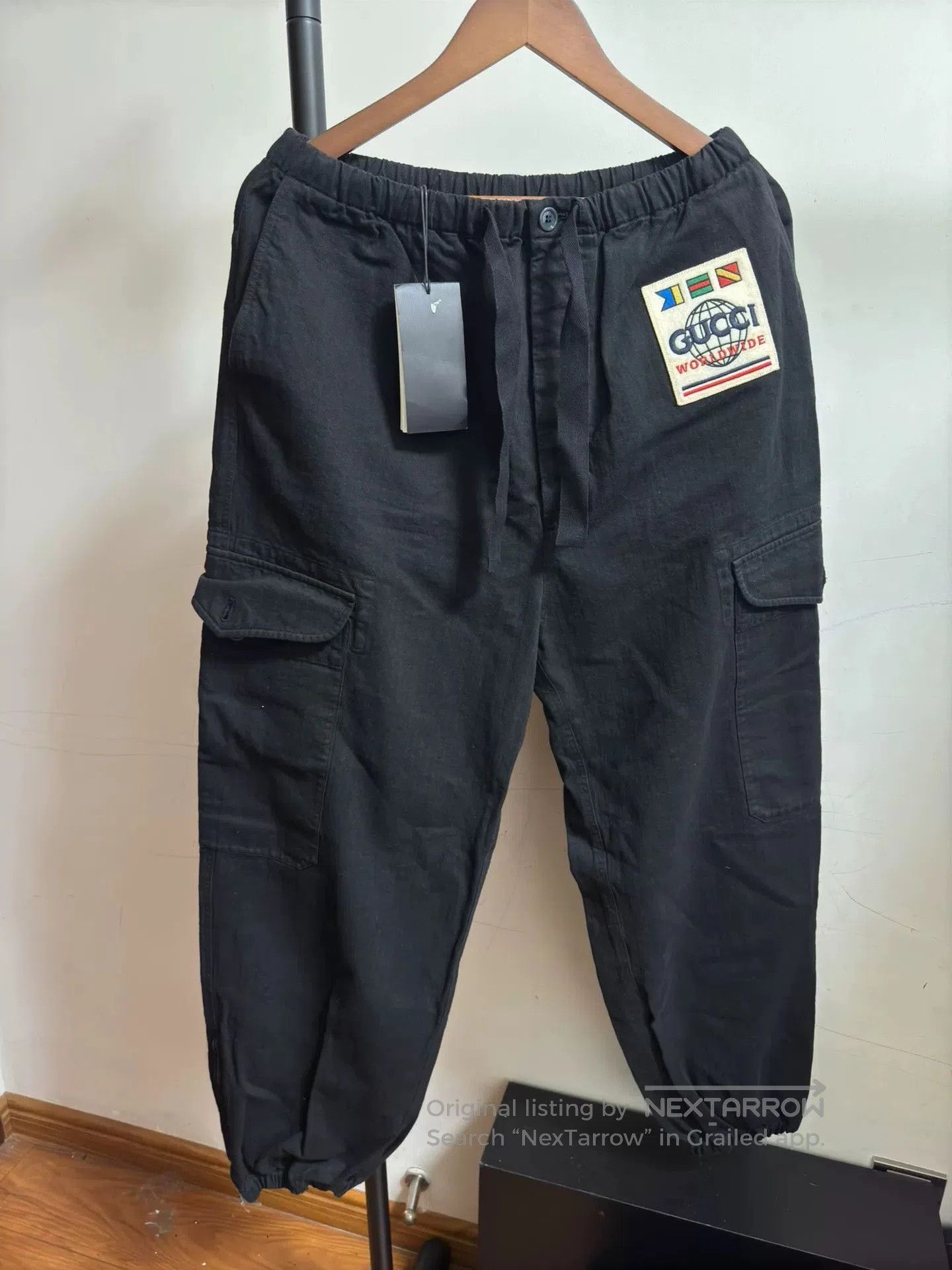 Gucci Distressed Cargo Pants Size 46.