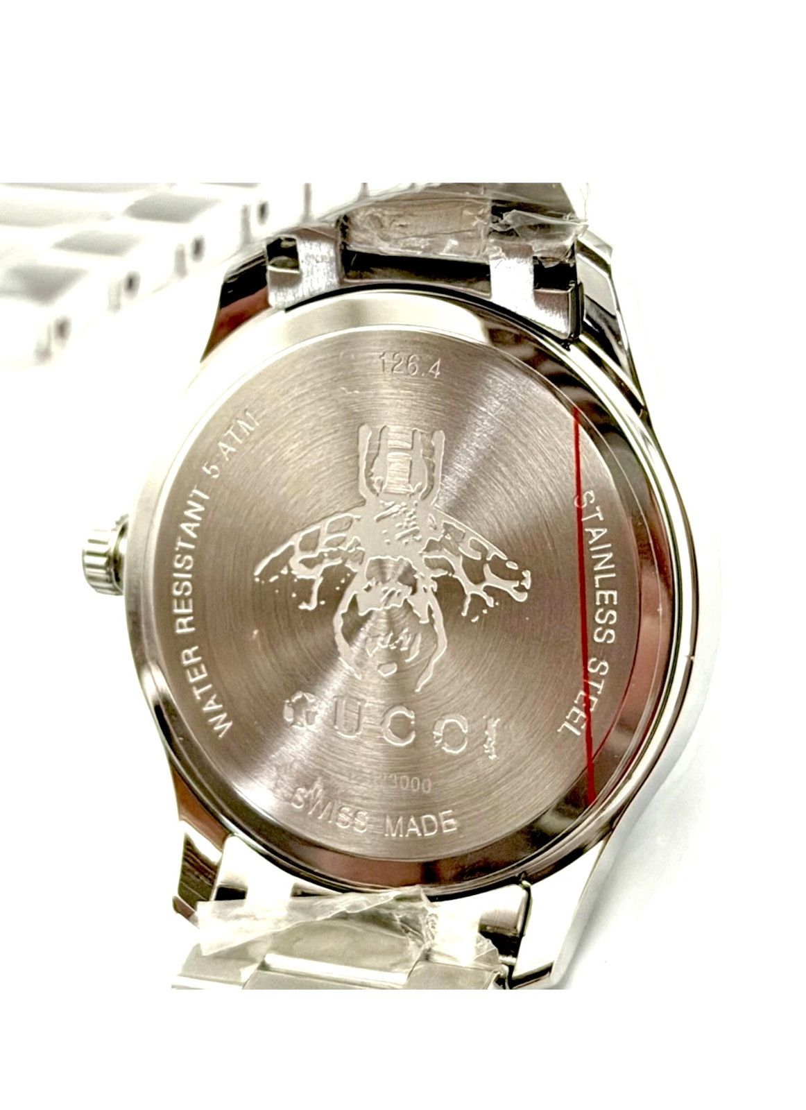 Gucci Gucci G-Timeless Silver Bee Dial Women's Watch YA1264126 Size ONE SIZE - 4 Thumbnail