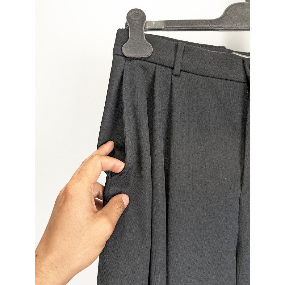 Saint Laurent Paris o1rshd1 Pants Gabardine Fluide in Noir Size US 30 / EU 46 - 6 Thumbnail