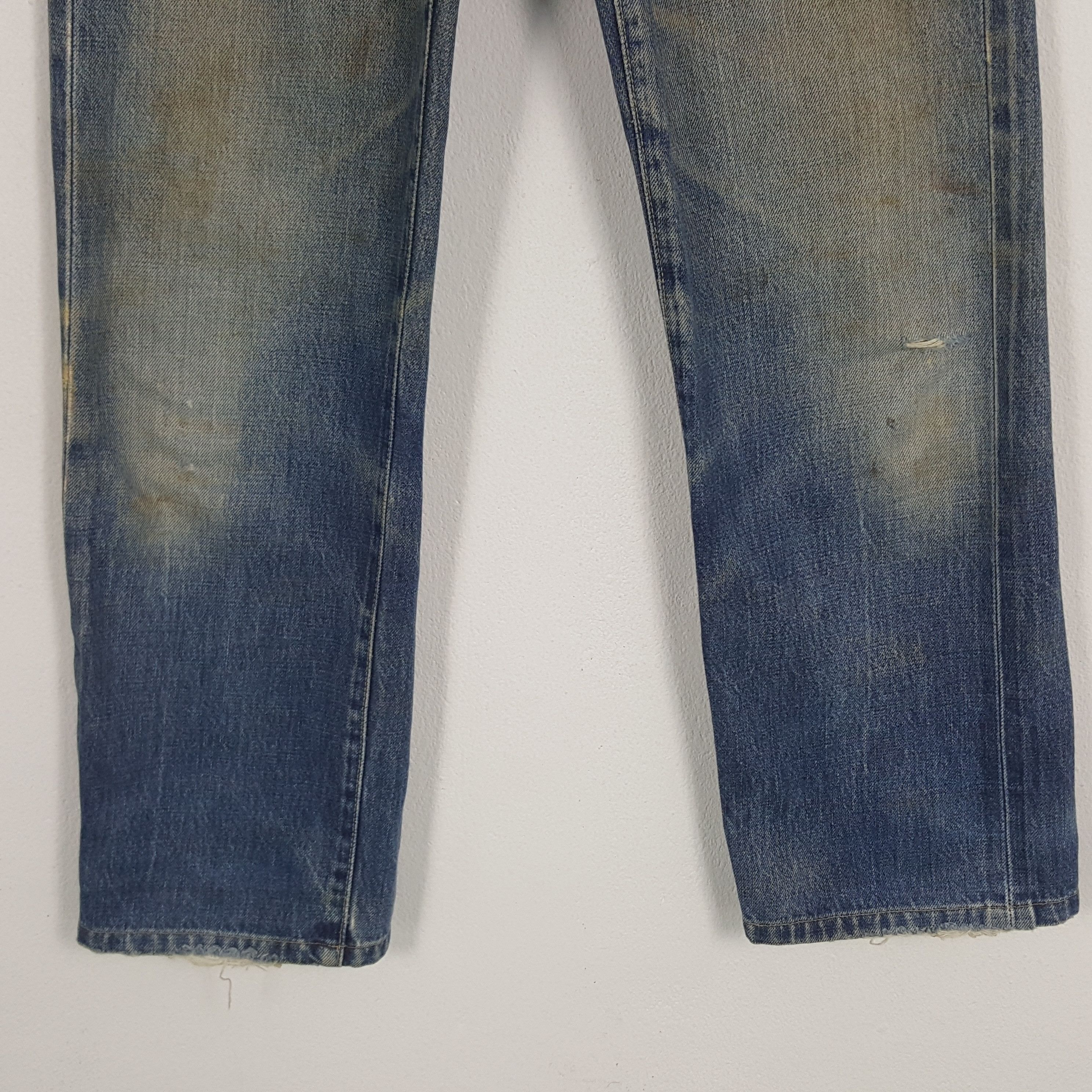 Japanese Brand × Vintage Vintage Evisu Japan Selvedge Daicock Custom Art Denim Jeans Size US 26 / EU 42 - 6 Thumbnail