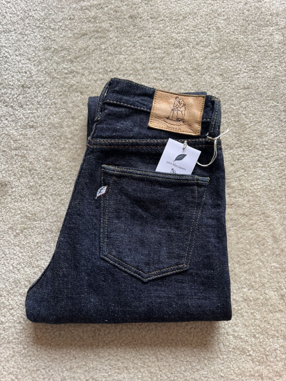 Pure Blue Japan Pure Blue Japan 16.5 oz SLB-019 Slub size 31 Size US 31 - 1 Thumbnail