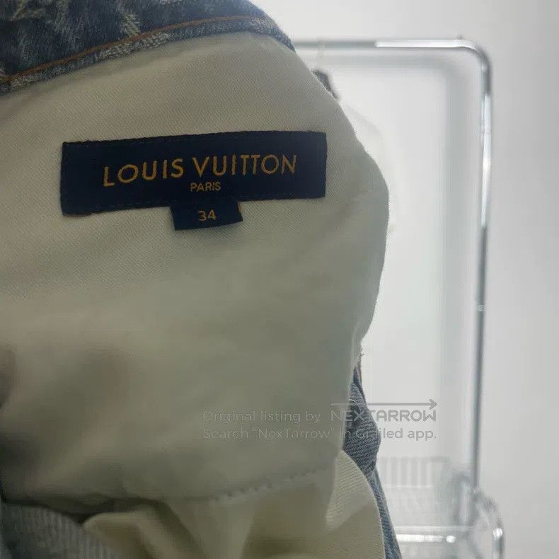 Louis Vuitton Louis Vuitton Flocked full-print jeans Size US 34 / EU 50 - 5 Thumbnail