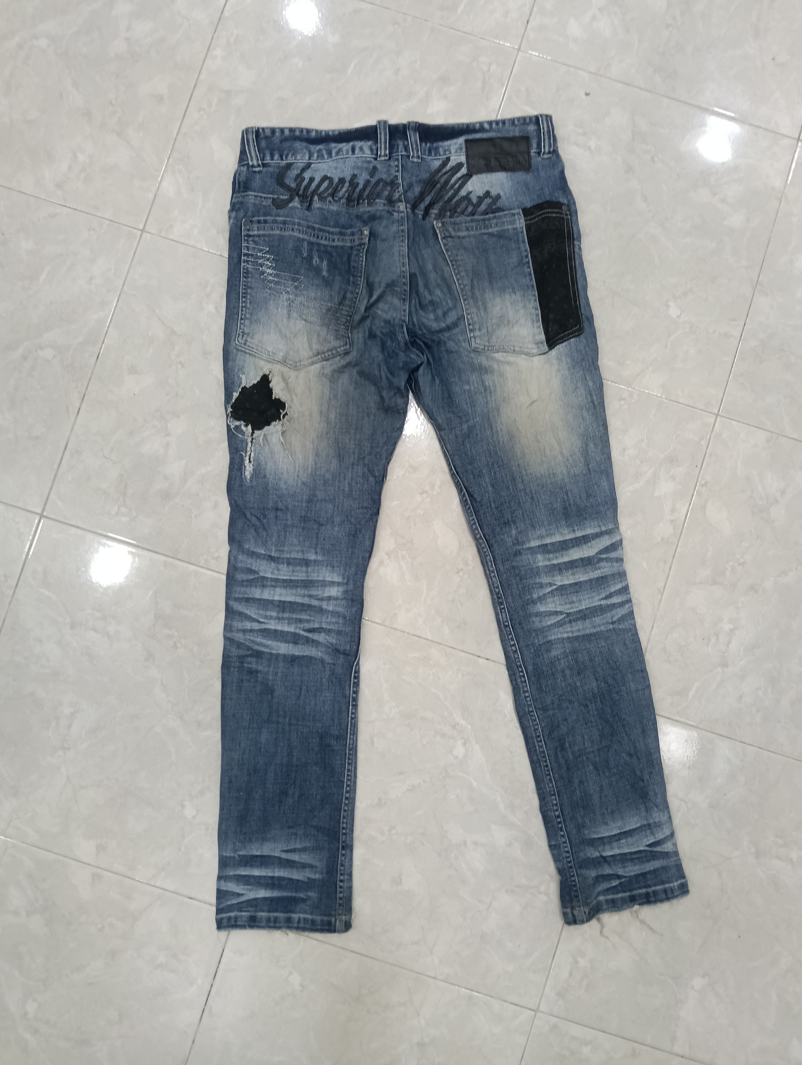 Japanese Brand More Core Division Distressed Style Size US 34 / EU 50 - 4 Thumbnail
