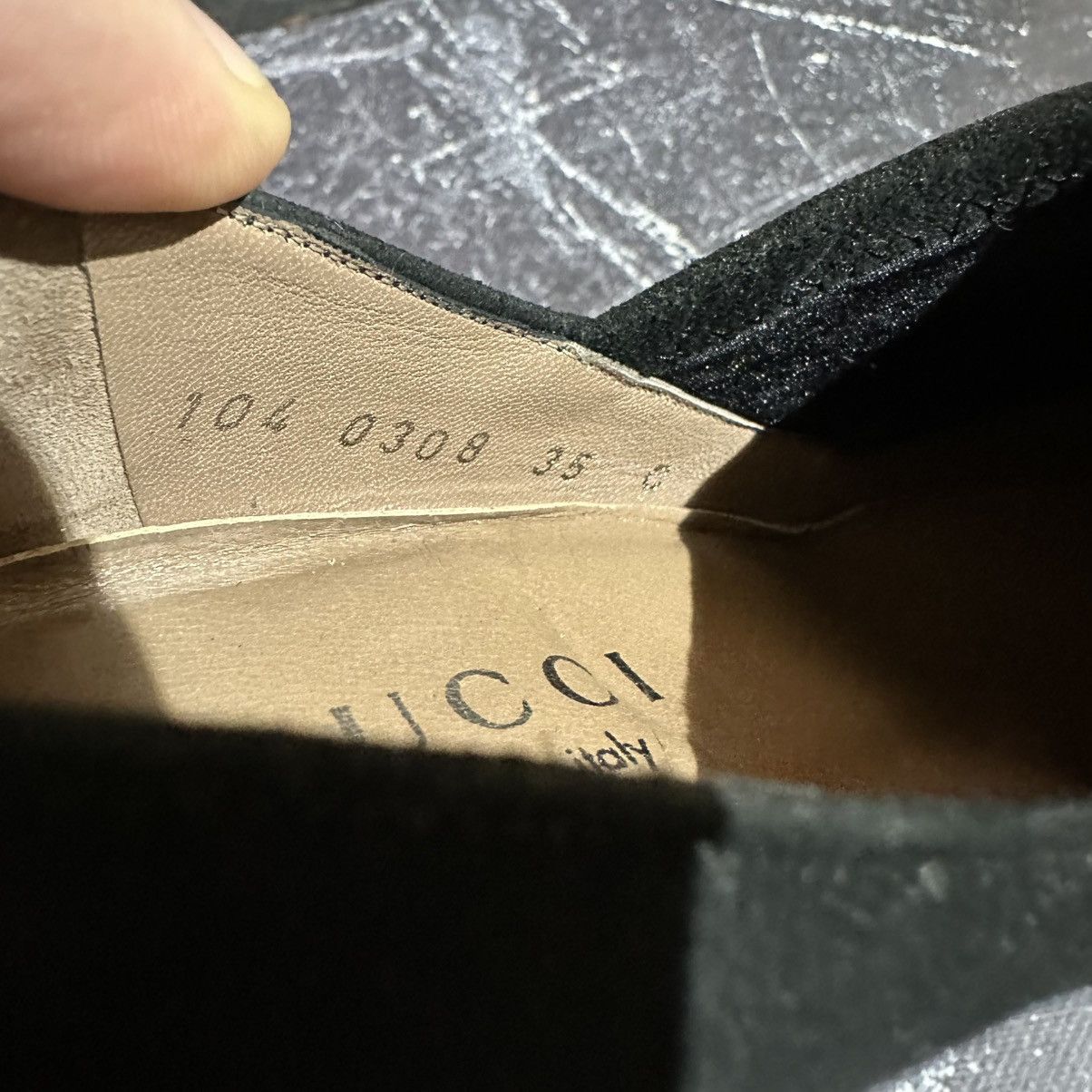 Gucci GUCCI - Women’s Black Suede Heels pumps Size 35C Size US 5 / IT 35 - 18 Thumbnail