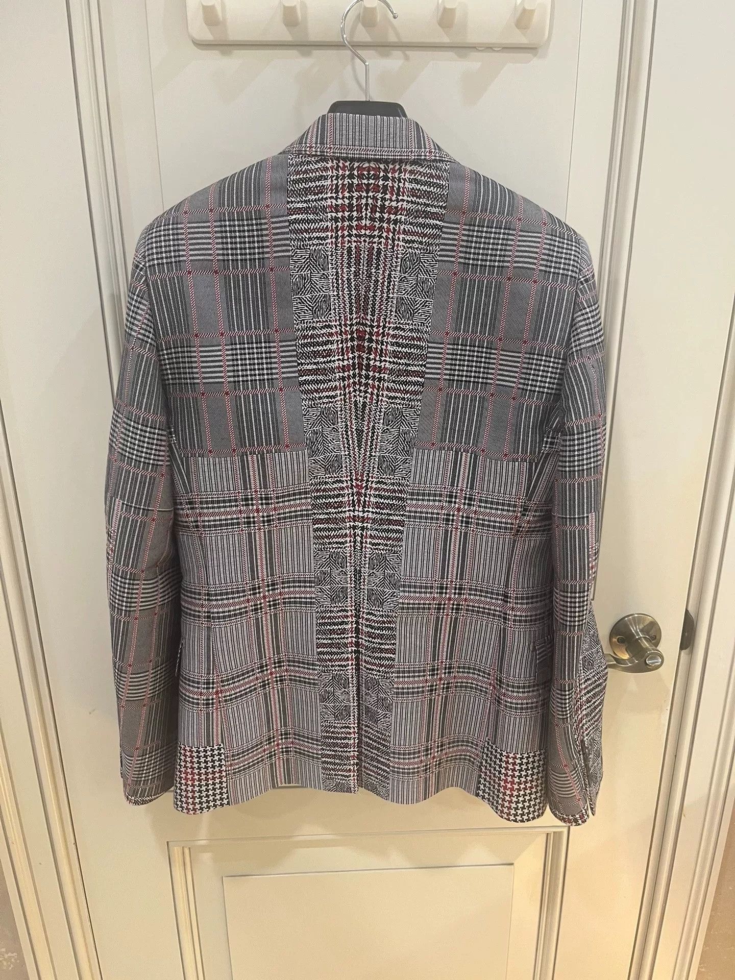 Alexander McQueen Alexander McQueen Wool Prince of Wales Patchwork Suit Size US S / EU 44-46 / 1 - 7 Thumbnail