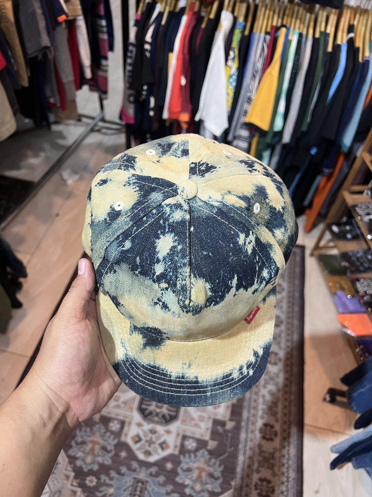 Supreme Supreme bleached denim hat Size ONE SIZE - 3 Thumbnail