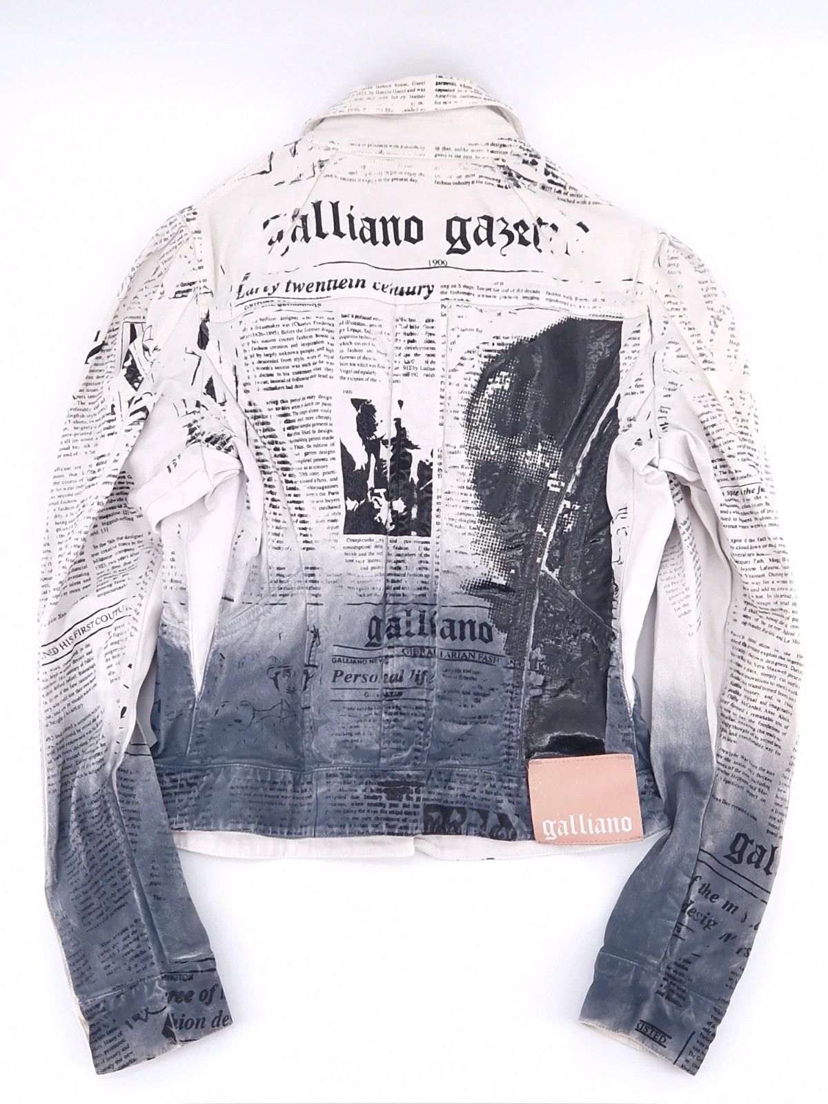John Galliano Gazette Archive Denim Jacket Size M / US 6-8 / IT 42-44 - 7 Thumbnail
