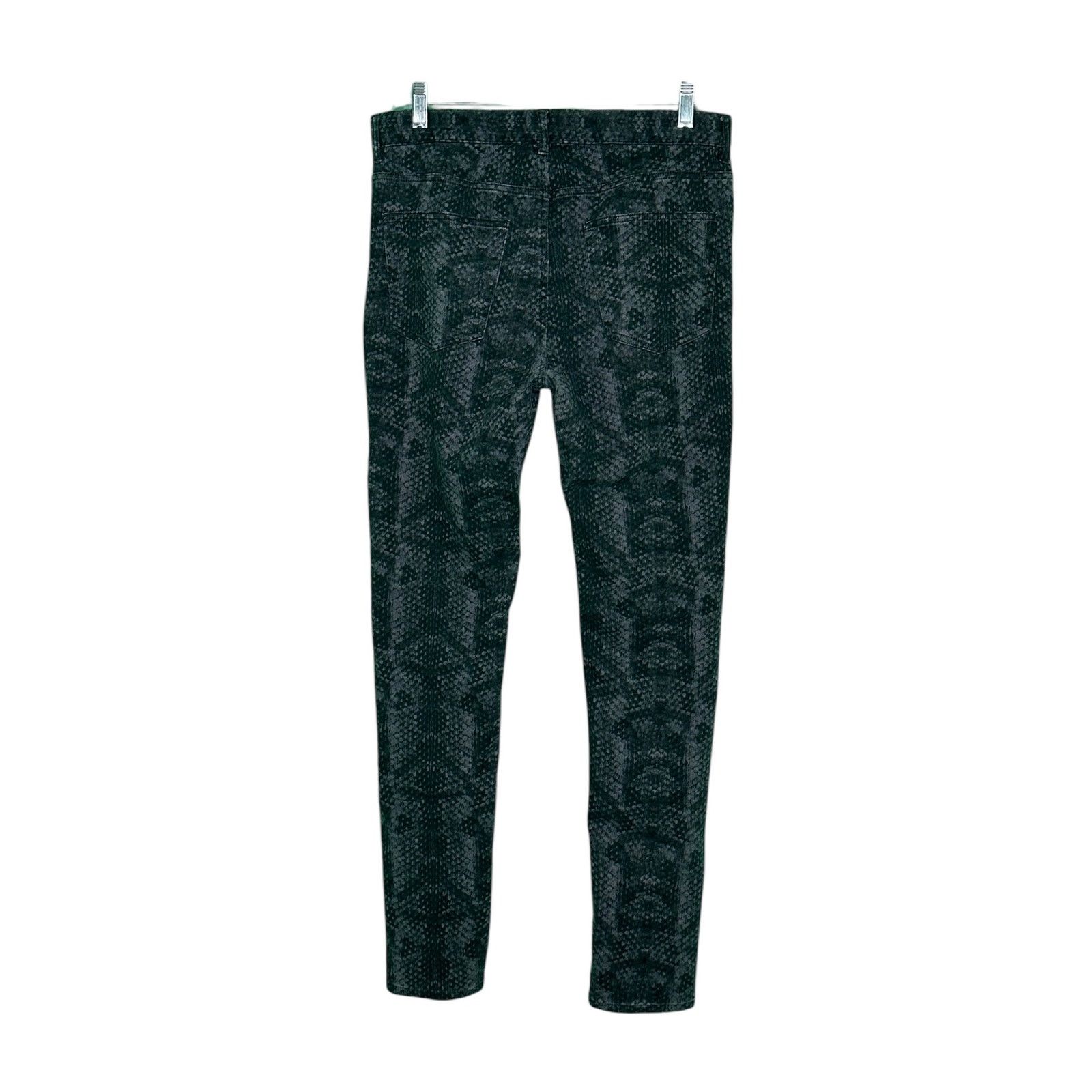 H&M H&M gray snake print skinny fit jeans size 31 Size 32" / US 10 / IT 46 - 20 Thumbnail