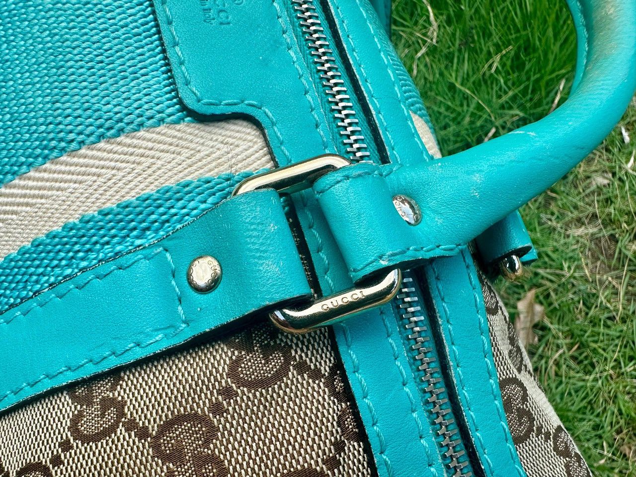 Gucci Authentic Gucci GG Monogram Boston Hand Bag Size ONE SIZE - 7 Thumbnail