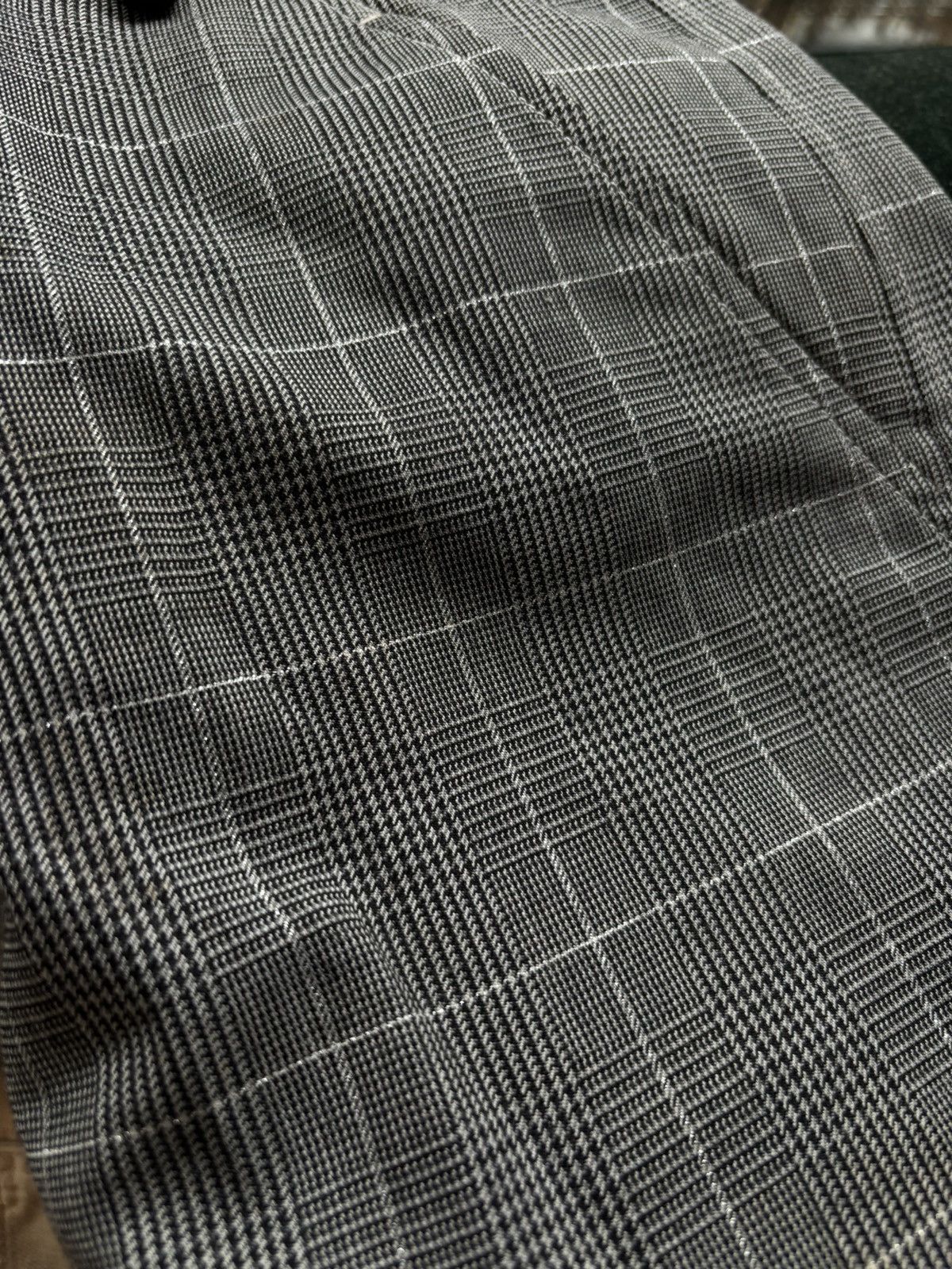 Sulvam Houndstooth AW22 Frayed Trousers Size US 30 / EU 46 - 1 Thumbnail
