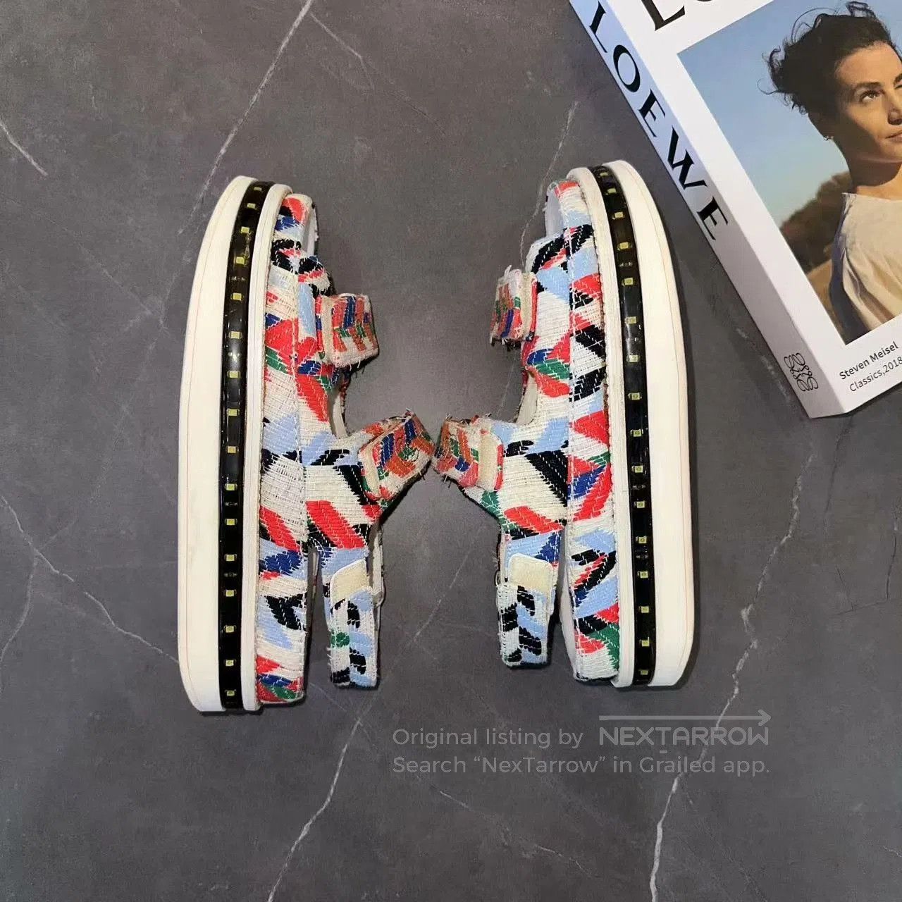 Chanel CHANEL Colorful Strappy Platform Sandals. Size US 5 / IT 35 - 5 Thumbnail