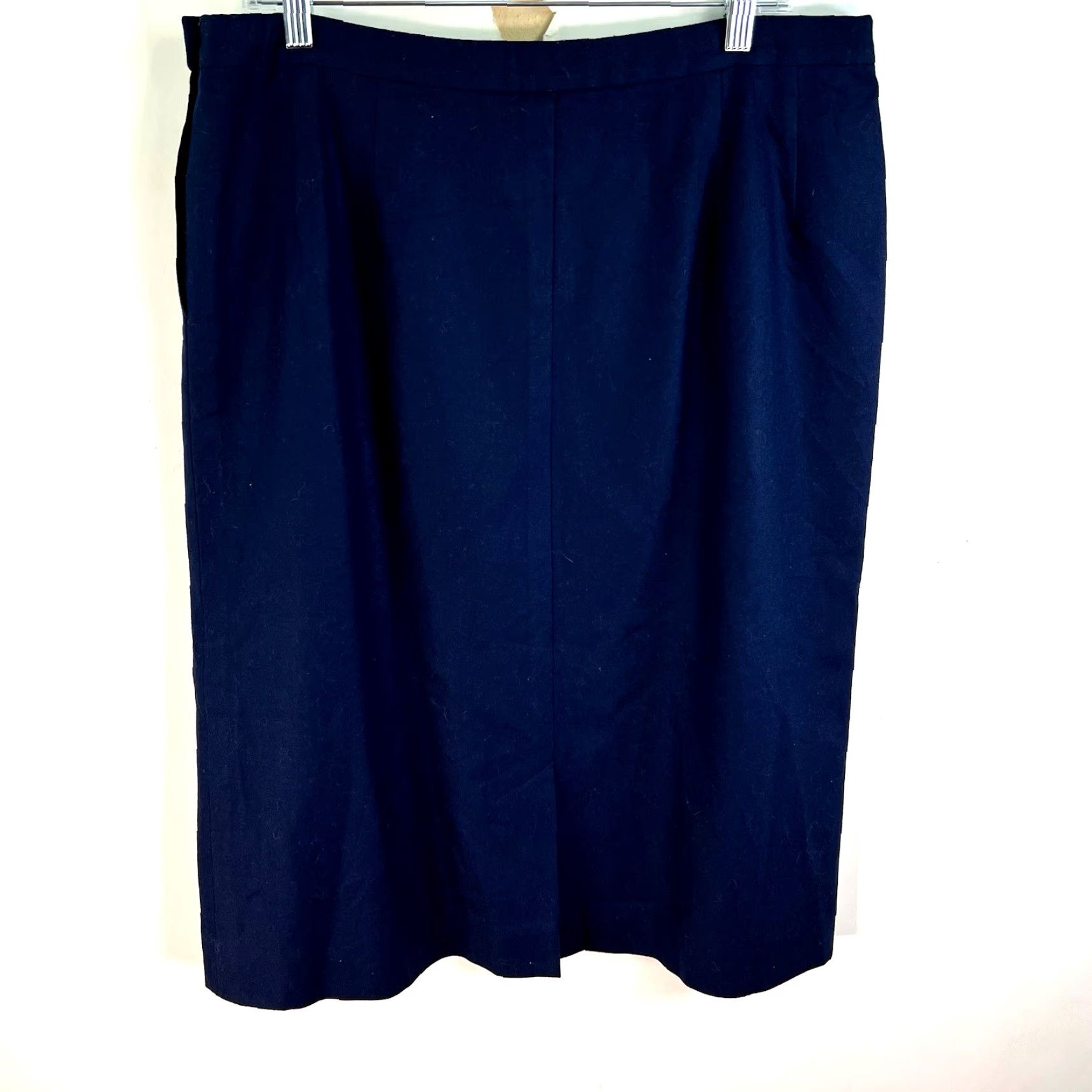 Pendleton Vintage Pendleton Wool Skirt Womens Size 10 A-Line High Rise Pleated Blue 80s 90s Preppy Size 32" / US 10 / IT 46 - 4 Thumbnail
