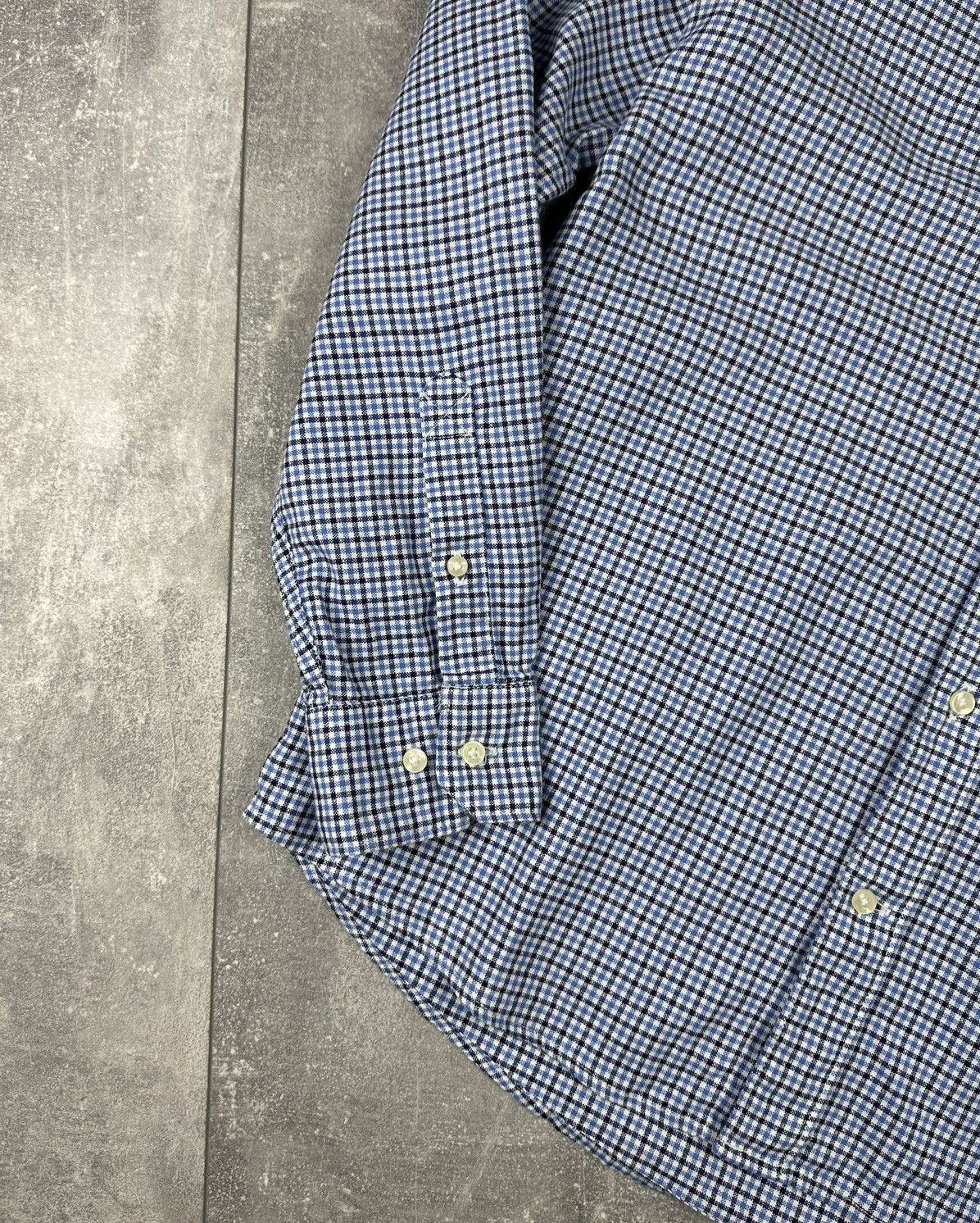 Barbour Barbour Checked Blue/White Shirts Button Up Small Tab Logo Size US M / EU 48-50 / 2 - 5 Thumbnail