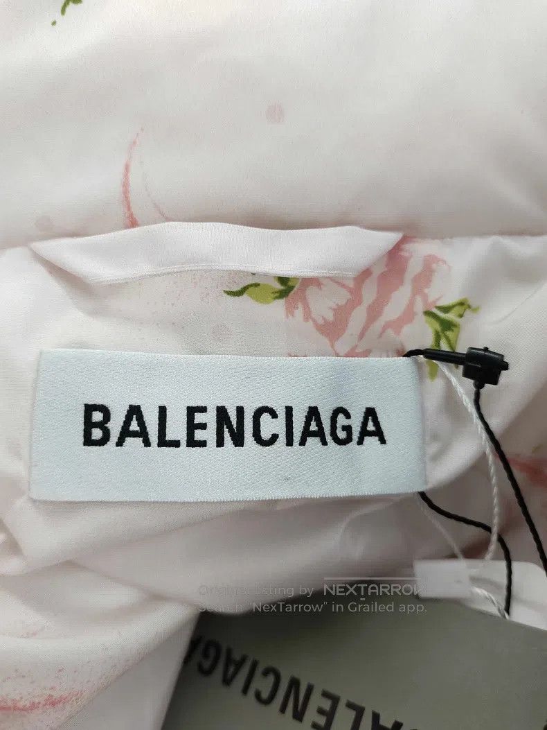 Balenciaga Balenciaga Floral Print Down Jacket Size XXS / US 00 / IT 34 - 3 Thumbnail