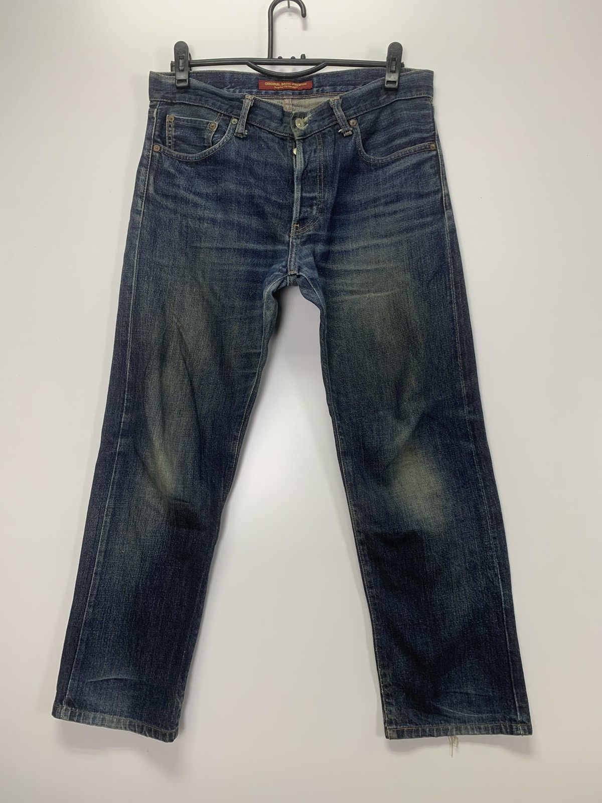 Uniqlo × Vintage Vintage Uniqlo distressed denim Size US 34 / EU 50 - 1 Thumbnail