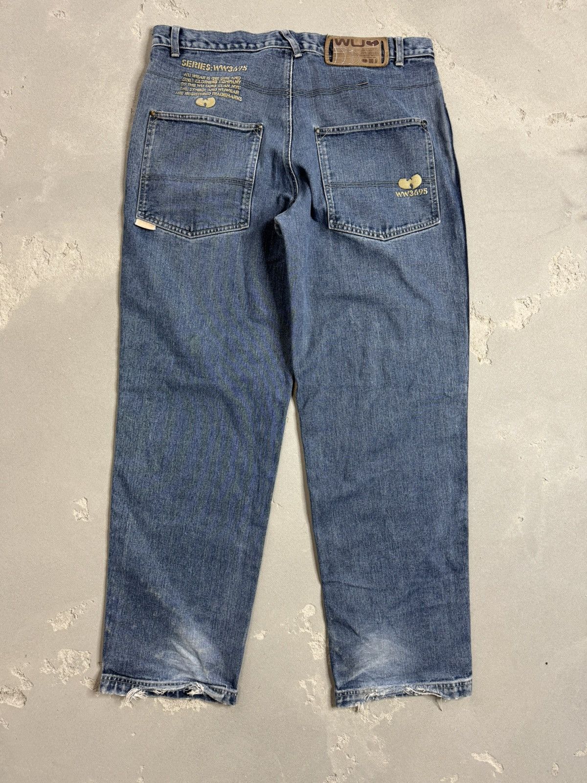 Vintage × Wu-Tang Clan WU WEAR jeans Size W 34 Size US 34 / EU 50 - 4 Thumbnail