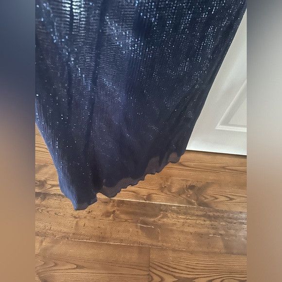 Ramy Brook RAMY BROOK halter neck cutout maxi sequin dress blue gown 8 Size M / US 6-8 / IT 42-44 - 10 Thumbnail