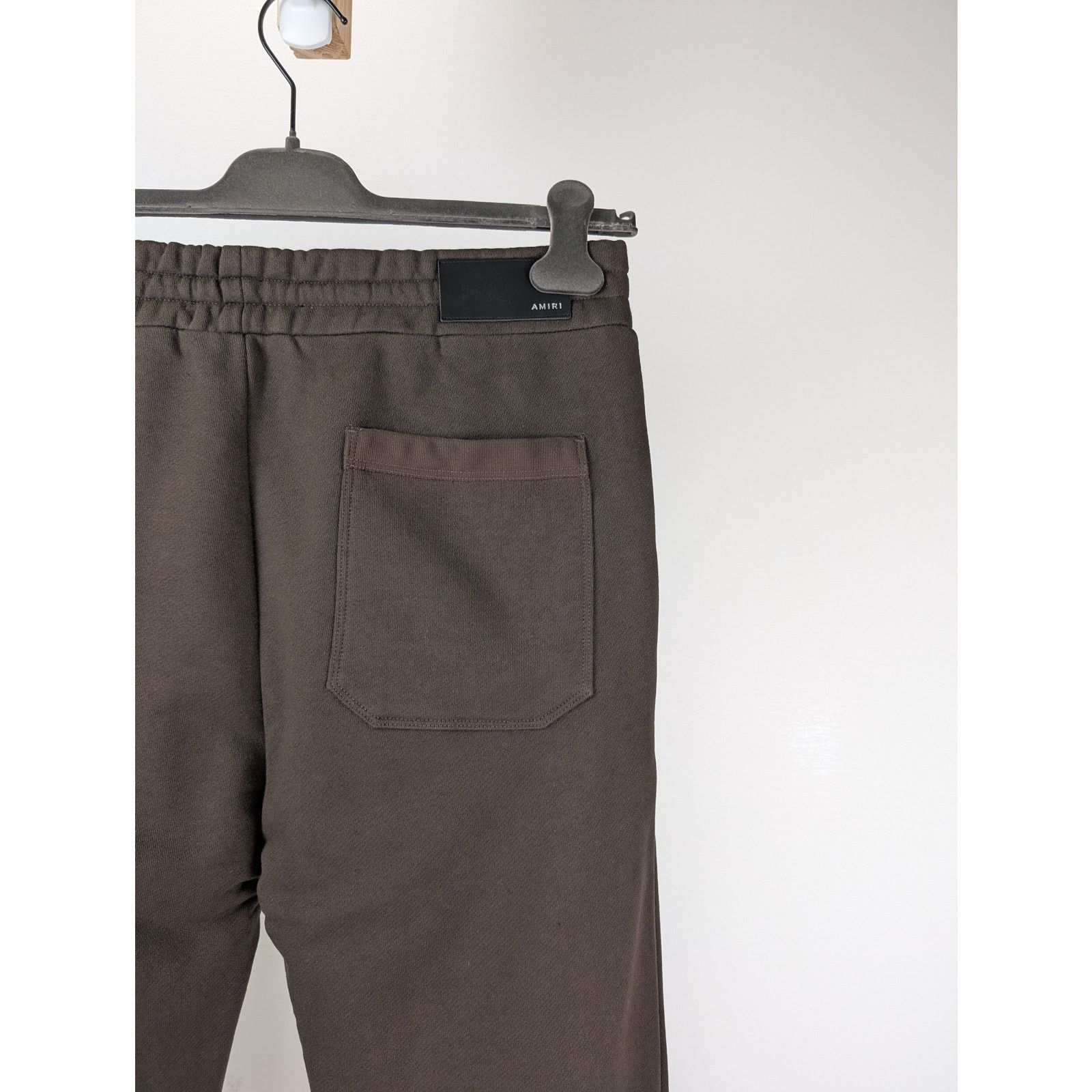 Amiri o1rshd1 " PUFF " Logo Sweatpant in Brown Size US 32 / EU 48 - 9 Thumbnail