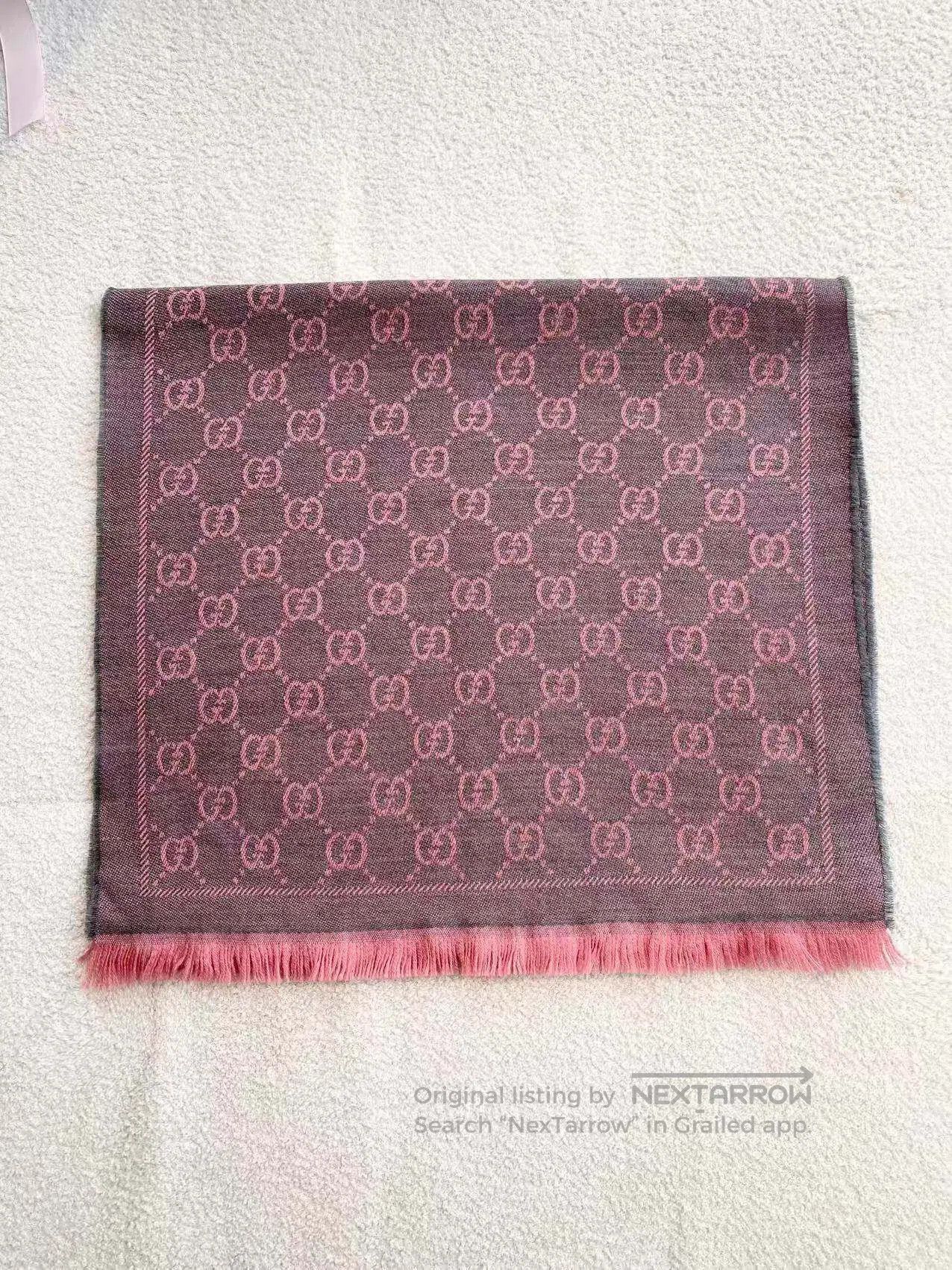 Gucci Guicci The old flower is full of tassel scarves| Size ONE SIZE - 2 Thumbnail