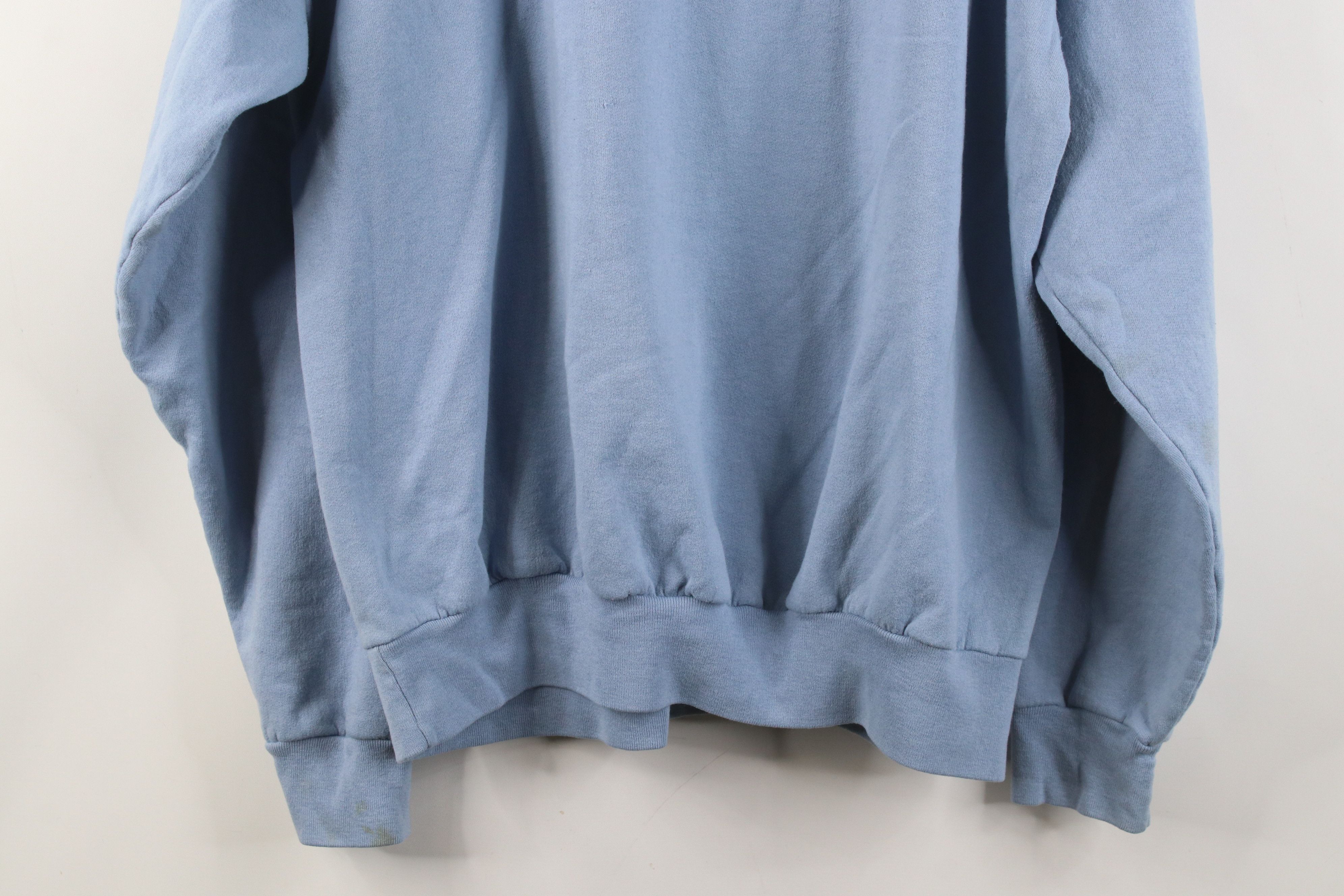Vintage Vintage 90s Streetwear Road Nature Layered Sweatshirt Blue Size XL / US 12-14 / IT 48-50 - 14 Thumbnail