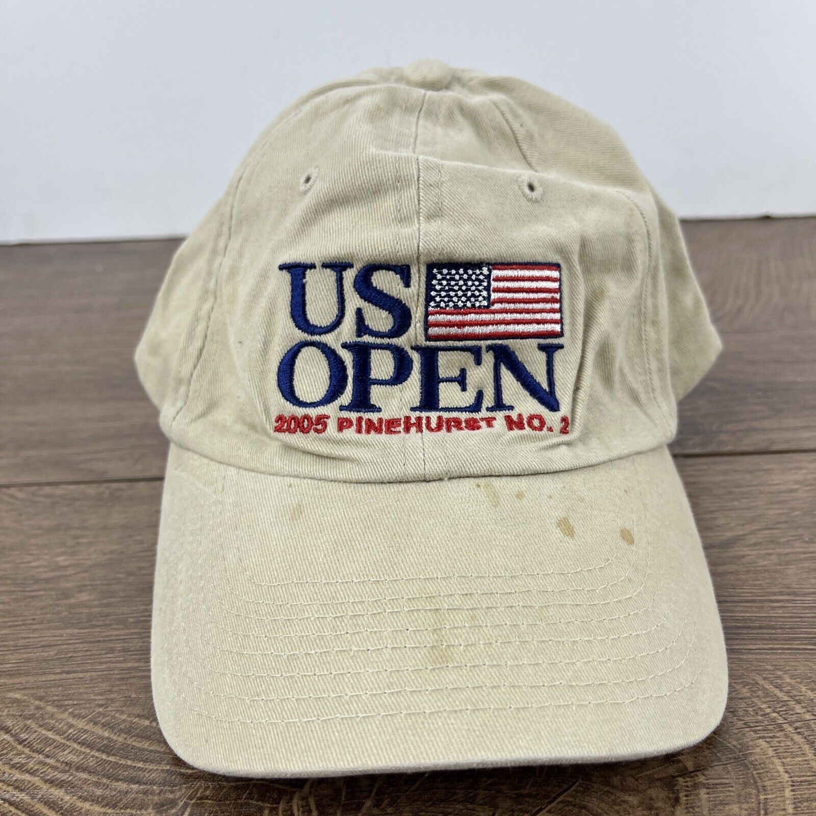 Other 2005 US Open Hat Pinehurst 2 Hat Tan Brown Hat Adjustable Ta Size ONE SIZE - 2 Thumbnail