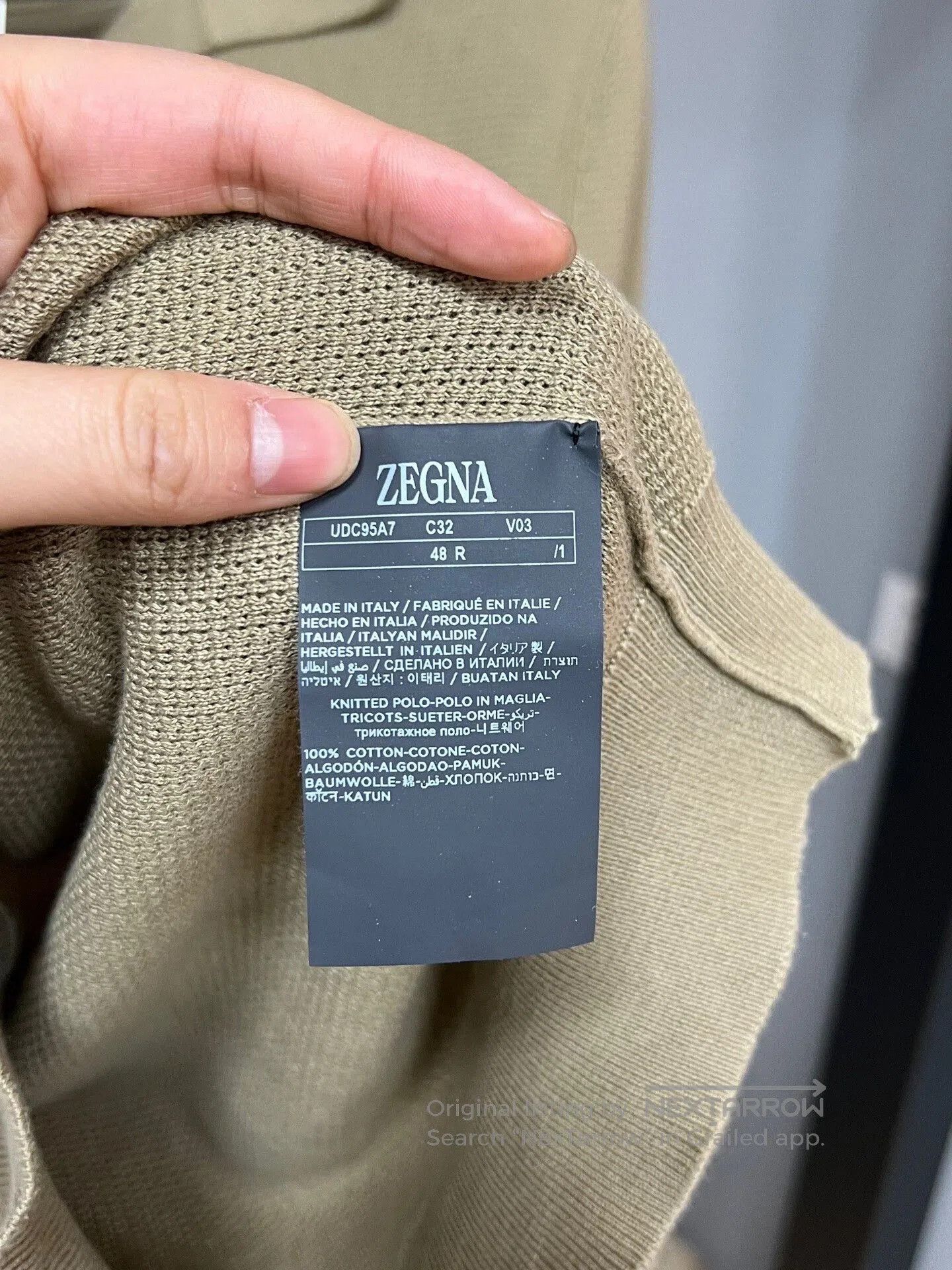 Ermenegildo Zegna Zegna Premium Cotton Short Sleeve Polo. Size US M / EU 48-50 / 2 - 3 Thumbnail