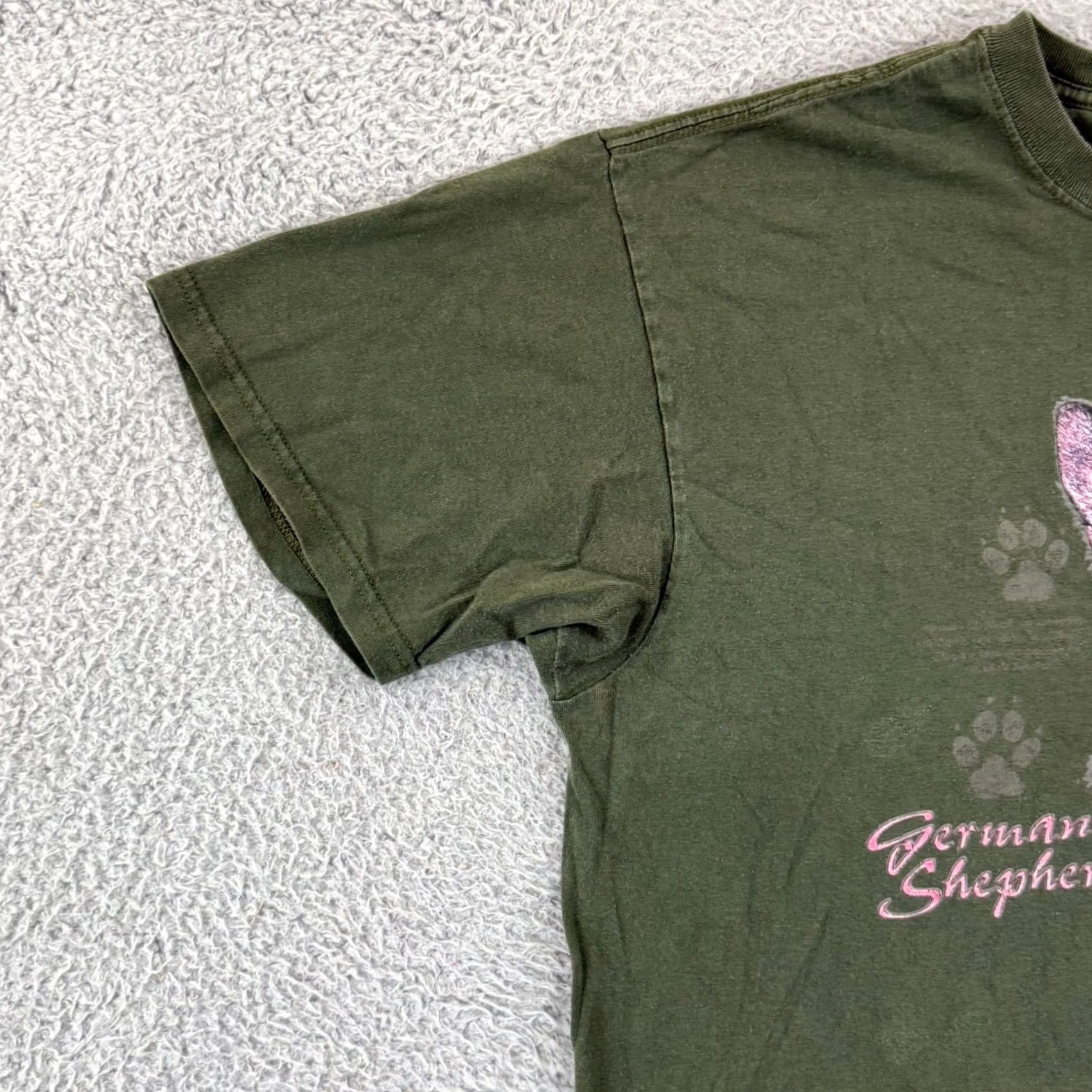 Anvil VINTAGE Anvil Shirt Mens XL Green Short Sleeve 90s Graphic Dog Adventure Time Animals 90s Mens XL Green Short Sleeve Shirt Size US XL / EU 56 / 4 - 5 Thumbnail