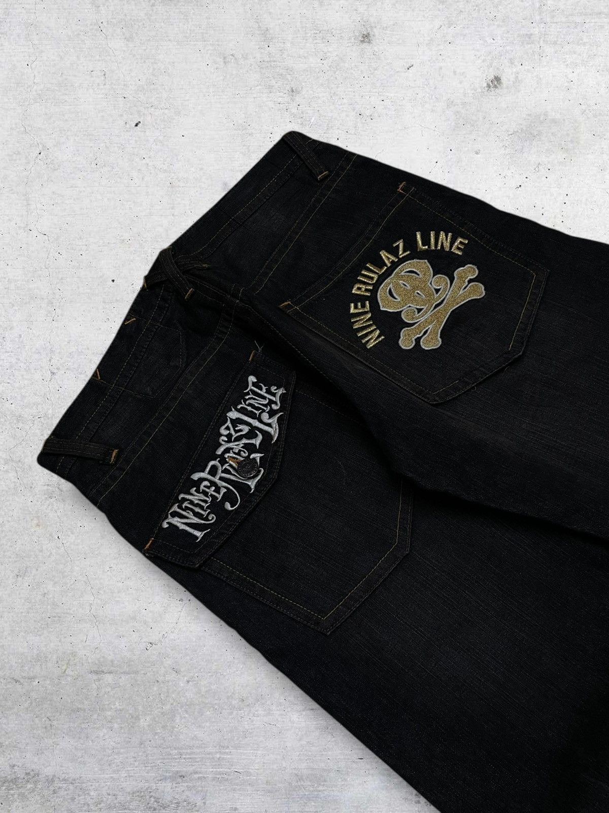 Japanese Brand VINTAGE CREATURE DRAGON JAPAN 90S DESIGNER NINE RULAZ DENIM Size US 34 / EU 50 - 14 Thumbnail