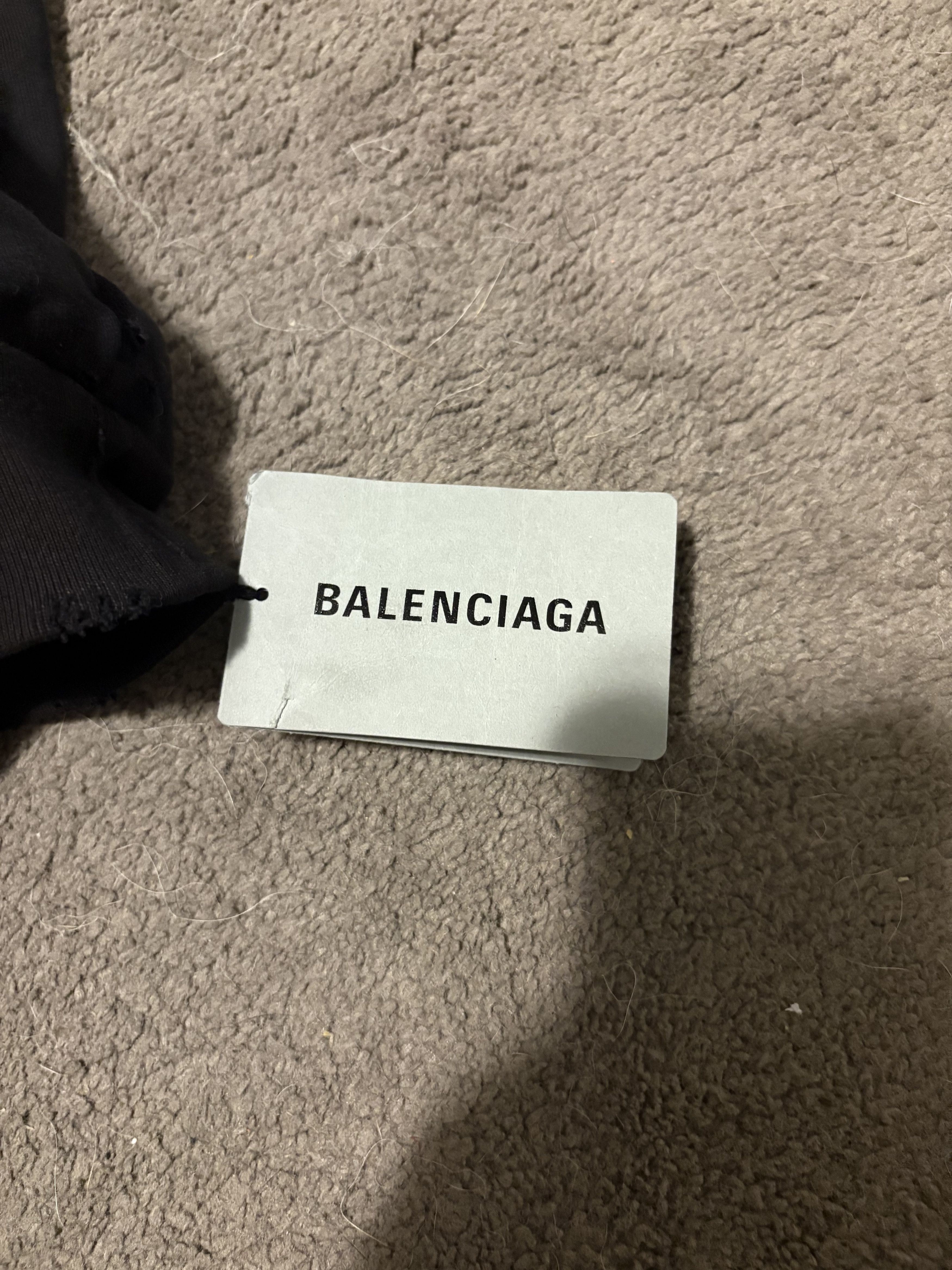 Balenciaga NO LOGO MOLLETON ARCHETYPE WASHED BLACK/GREY Size US M / EU 48-50 / 2 - 5 Thumbnail