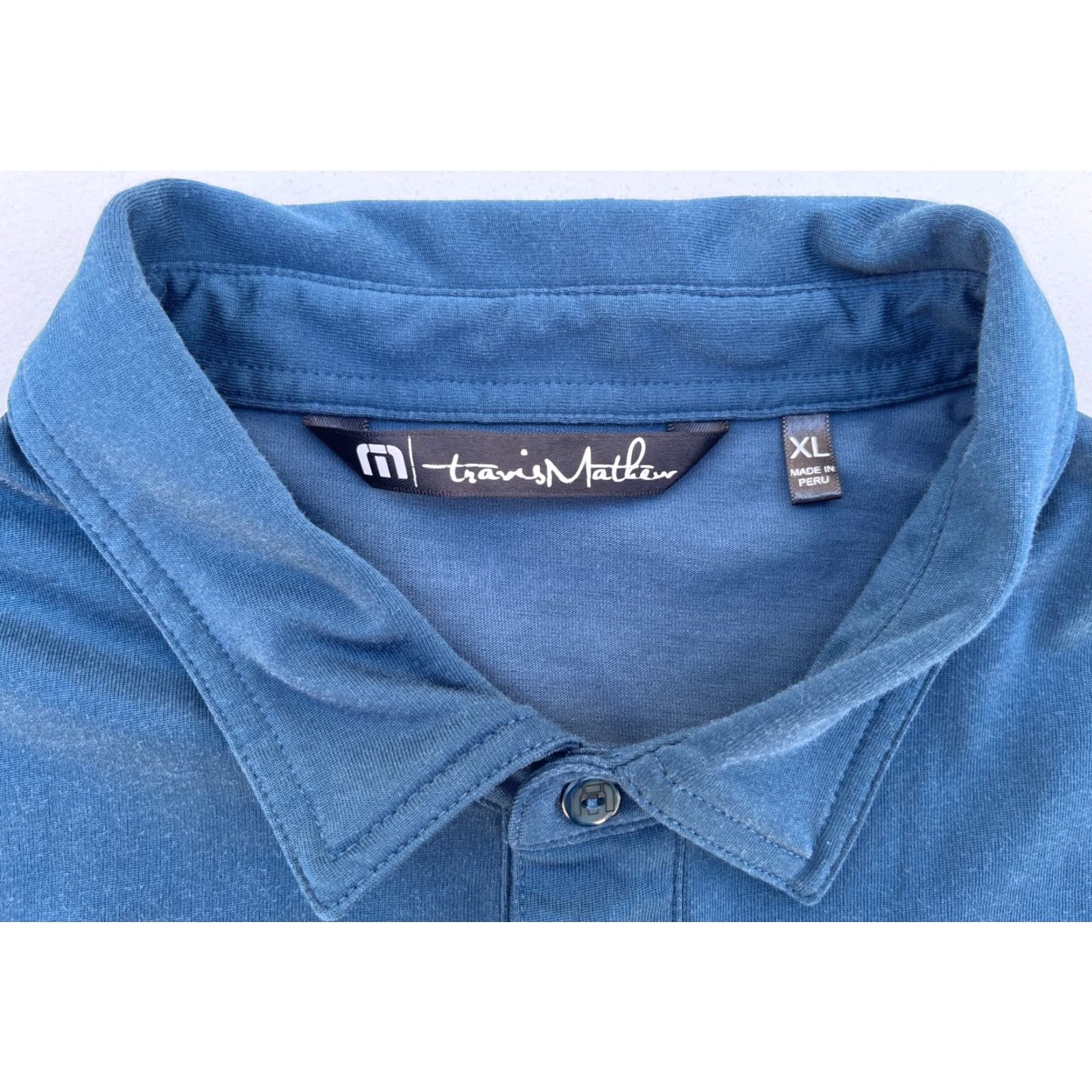 TravisMathew Travis Mathew Pittsburgh Penguins Polo Shirt XL Men’s Blue Polo Shirt Mens XL Pittsburgh Penguins Polo Size US XL / EU 56 / 4 - 5 Thumbnail