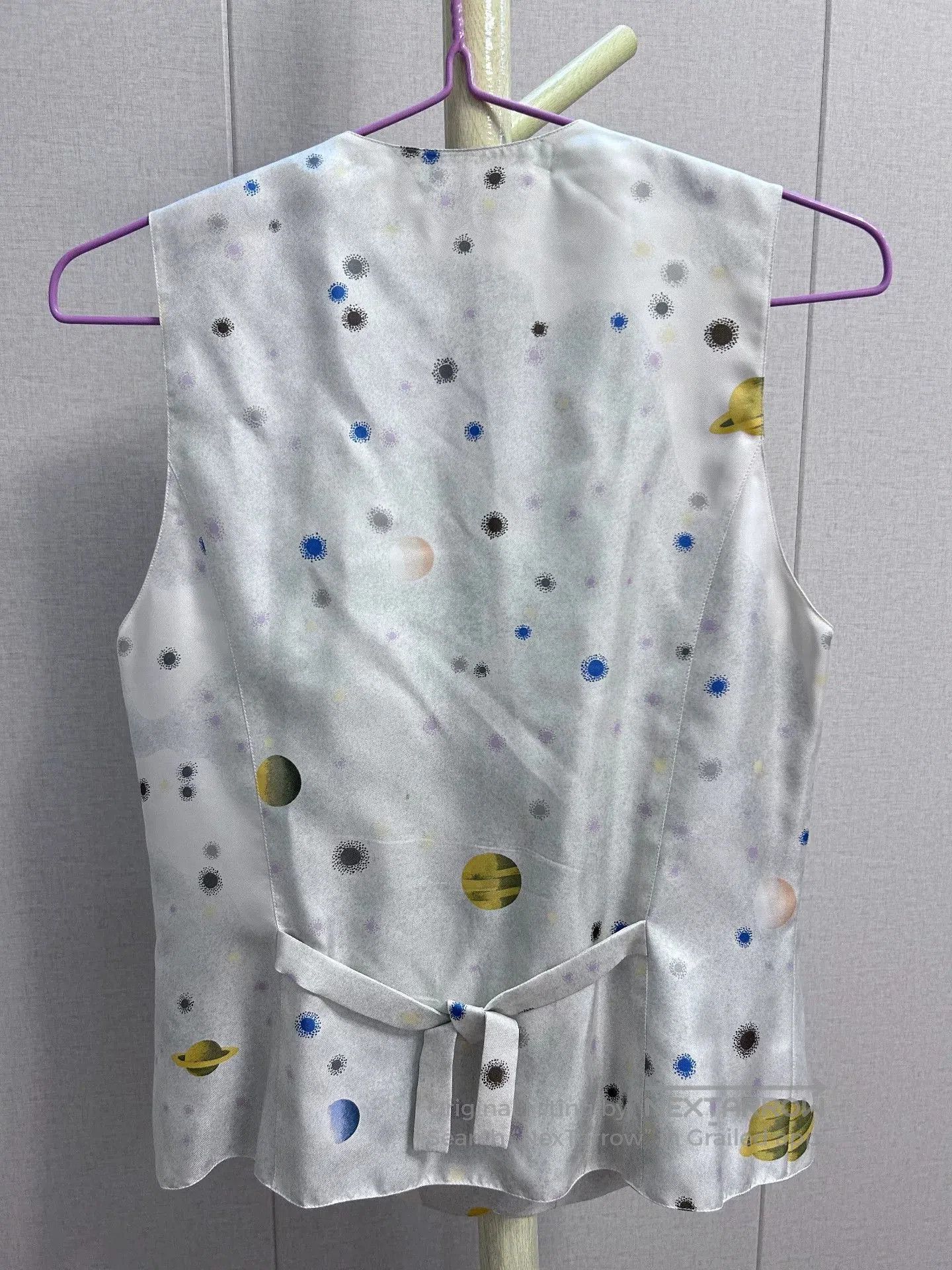 Hermes hermès vintage silk vest with polka dots. Size US M / EU 48-50 / 2 - 2 Thumbnail