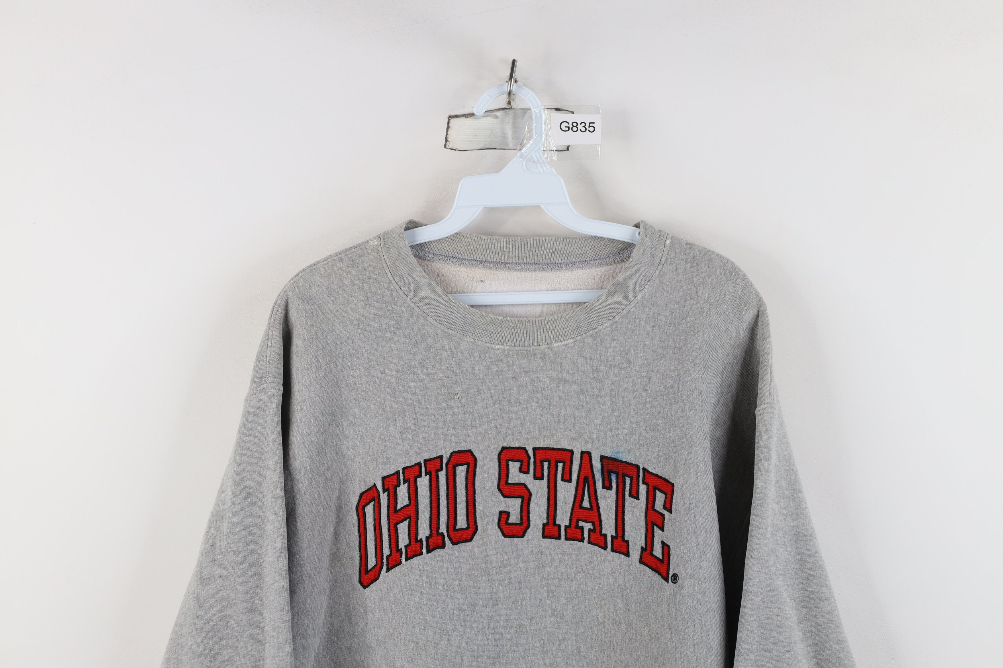 Vintage Vintage 90s Heavyweight Ohio State University Sweatshirt Size US L / EU 52-54 / 3 - 2 Thumbnail