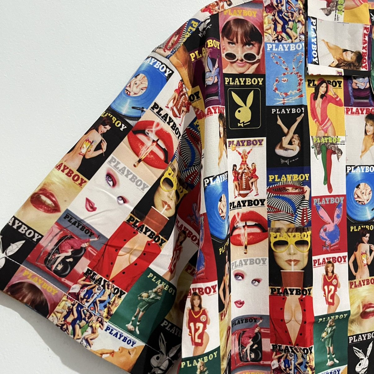 Playboy Y2k Playboy Magazine Cover Print Button Up Shirt Size US M / EU 48-50 / 2 - 4 Thumbnail