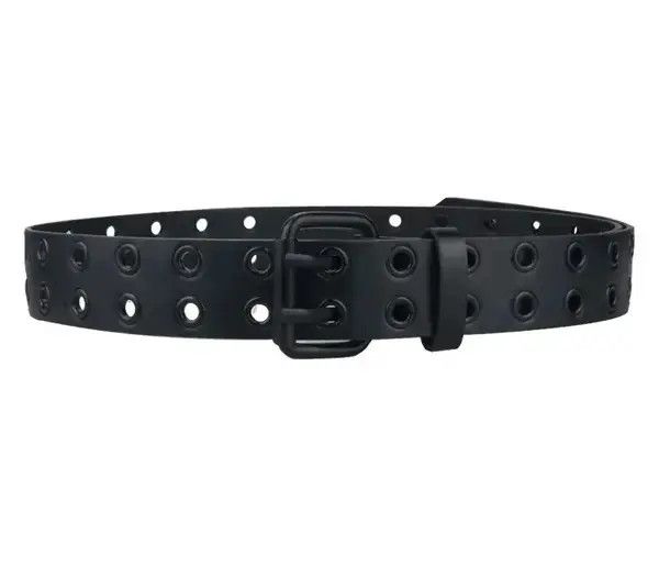 Japanese Brand Black PU Leather Belt Size ONE SIZE - 3 Thumbnail