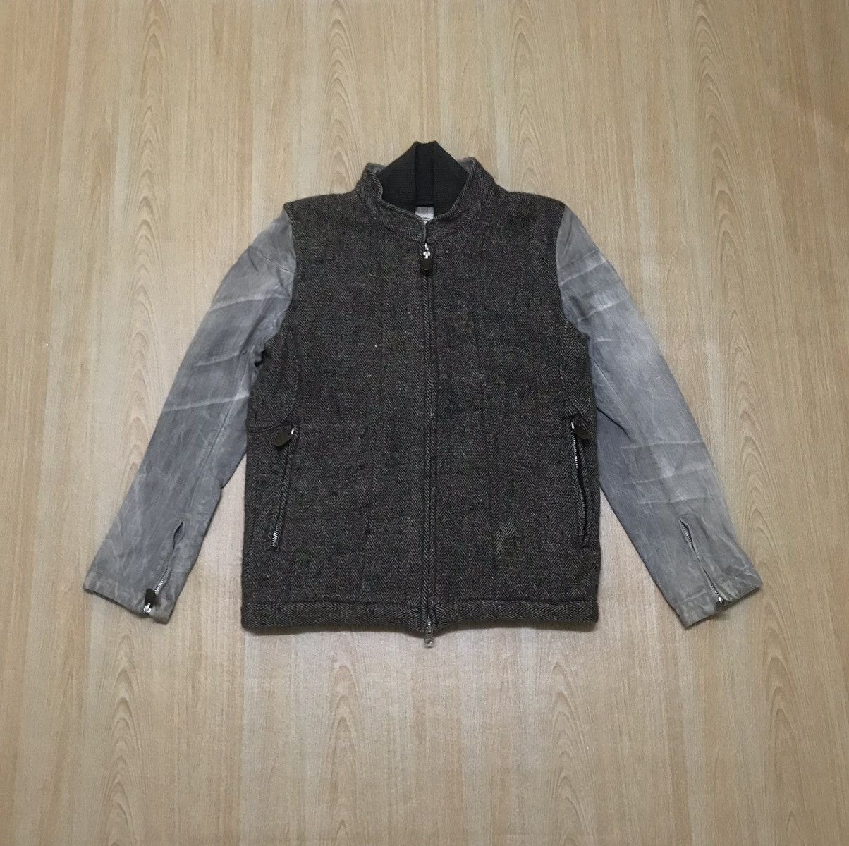 Indigo × Japanese Brand × Vintage Vintage Japan Indigo Balance Wool Denim Jacket Size US S / EU 44-46 / 1 - 1 Thumbnail