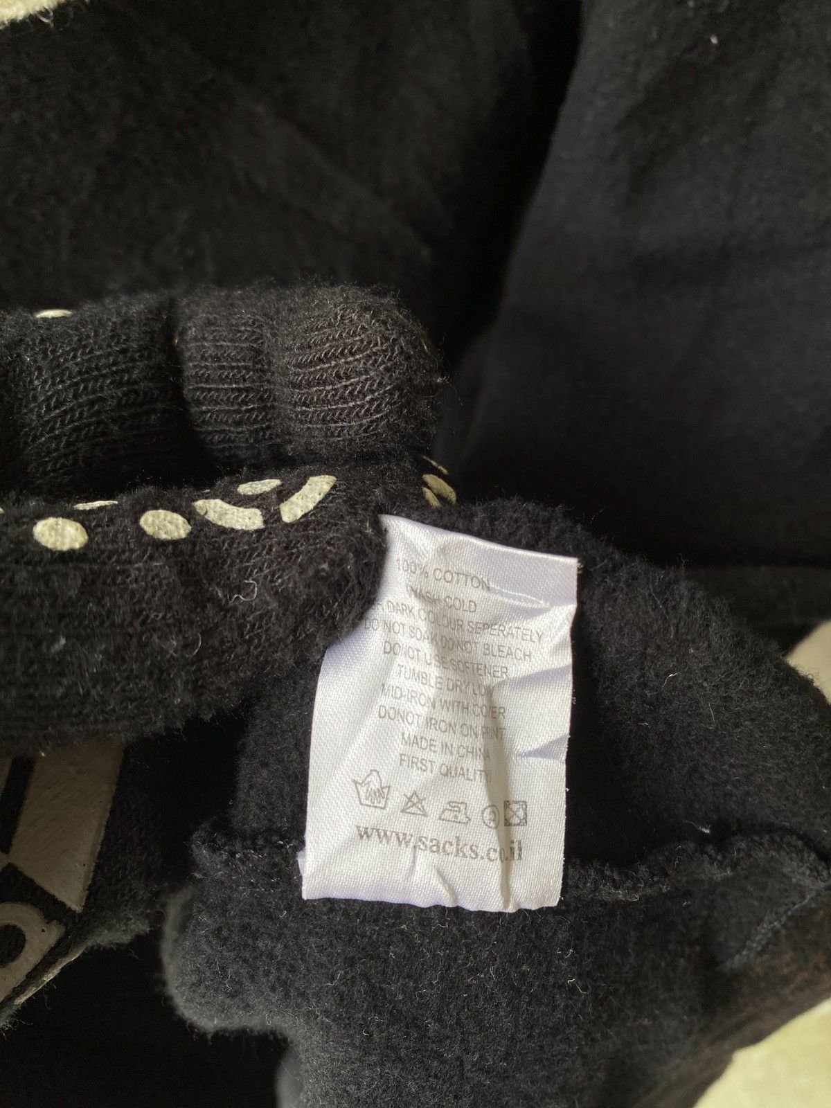 Japanese Brand SACKS Hoodie Overprint Distressed Design Size US M / EU 48-50 / 2 - 17 Thumbnail