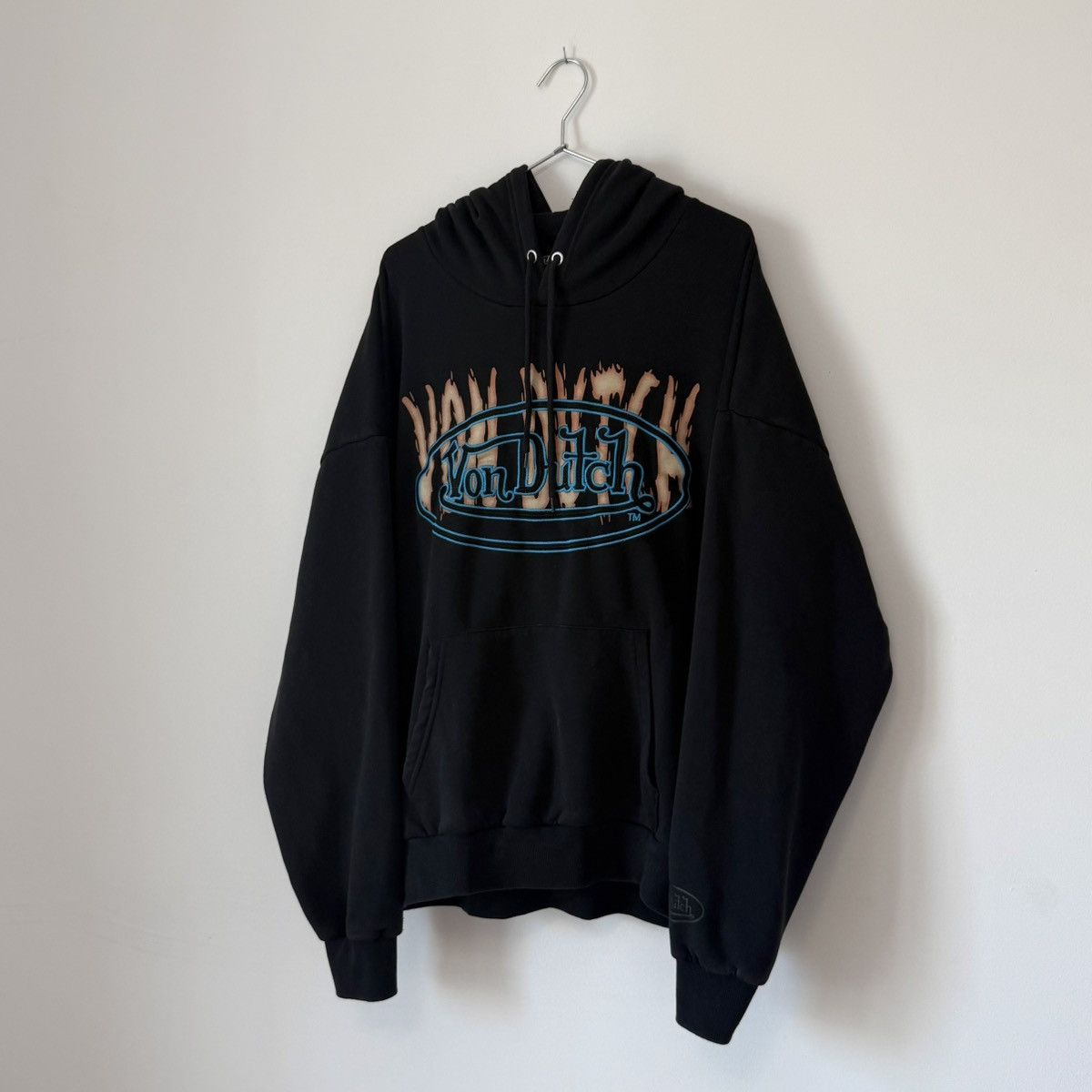 Von Dutch Vtg Von Dutch Embroidered Flame Logo Hoodie Y2K Ed Hardy Size US L / EU 52-54 / 3 - 1 Thumbnail
