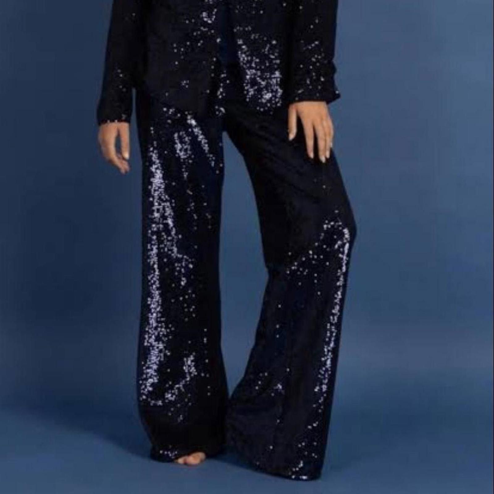 Other BNWT Joey the Label Sequin Flare Pants Size 12 RRP 300AUD Size 30" / US 8 / IT 44 - 3 Thumbnail
