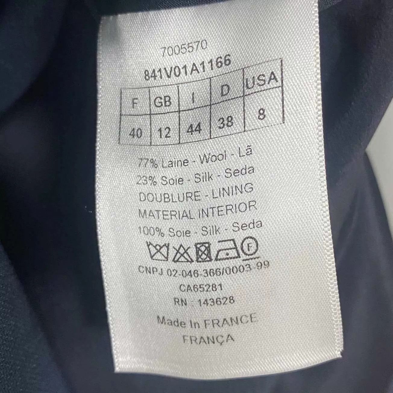 Dior Dior Black Haute Couture Tailored Blazer 40 Size M / US 6-8 / IT 42-44 - 5 Thumbnail