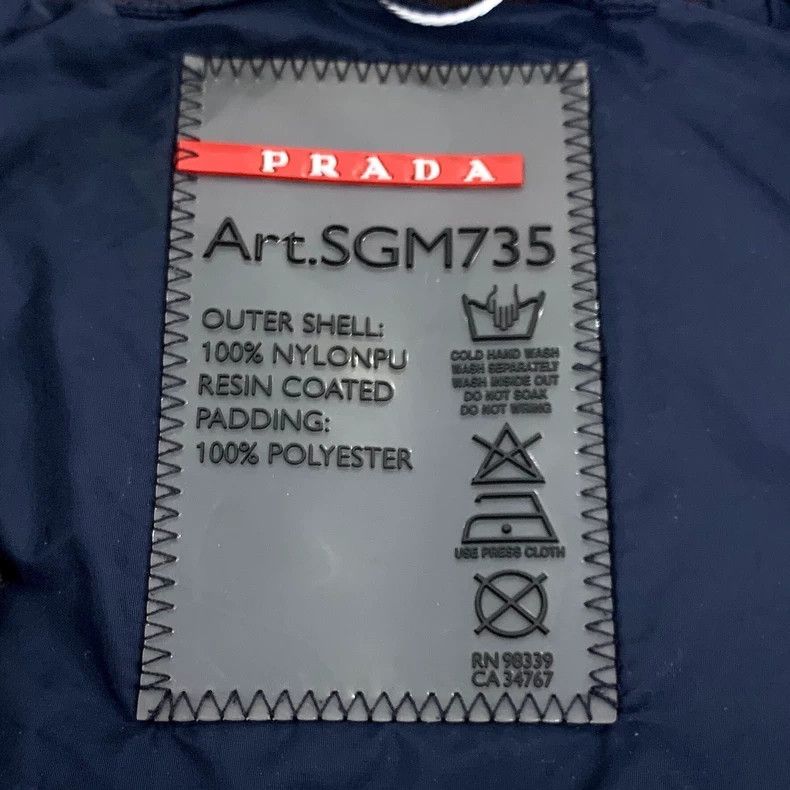 Prada Prada Dark blue stand-up collar zipper long-sleeved jacket Size US M / EU 48-50 / 2 - 5 Thumbnail