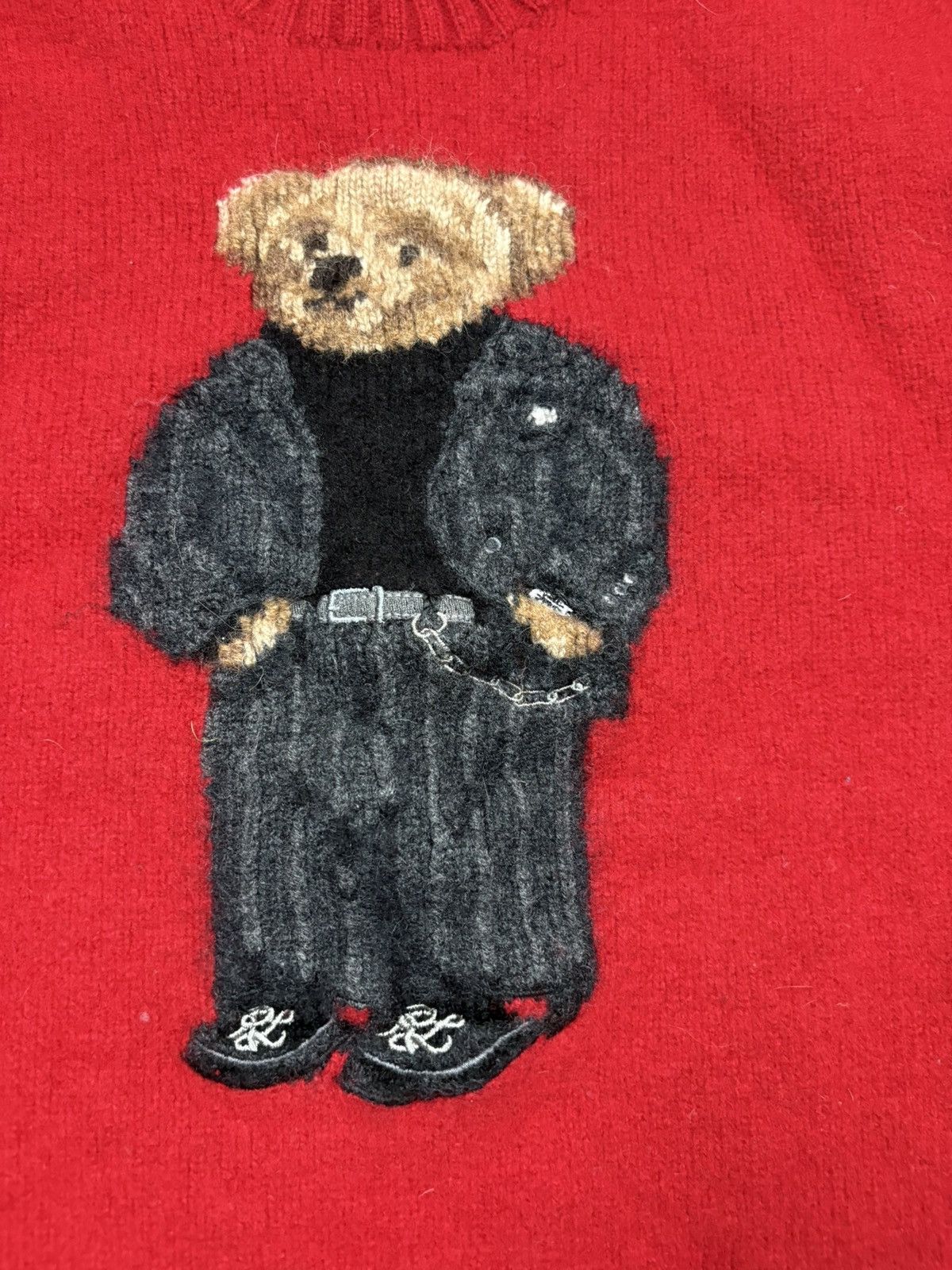 Polo Ralph Lauren Vintage Polo Ralph Lauren Bear Sweater Cashmere Wool S Size S / US 4 / IT 40 - 10 Thumbnail