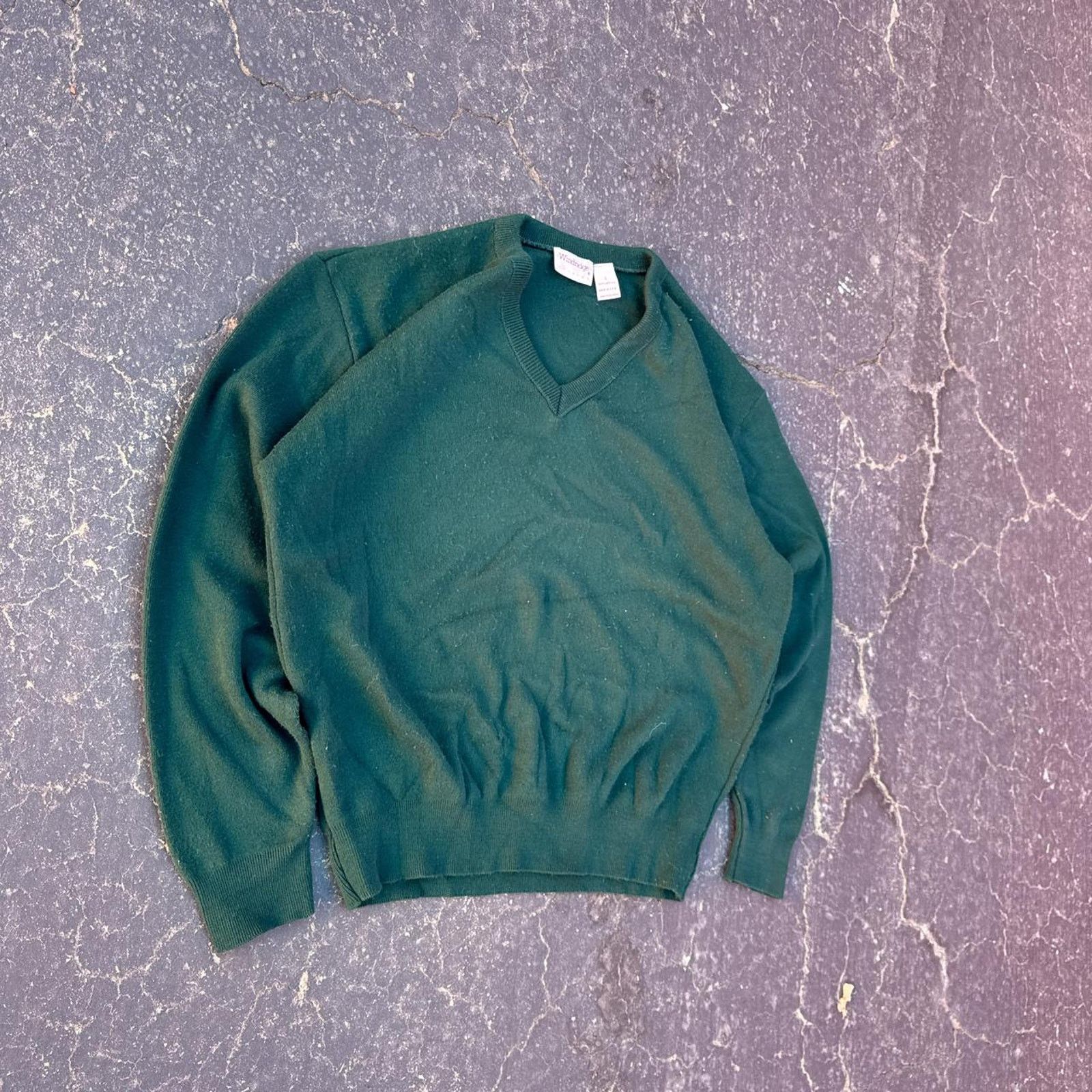 Vintage Vintage Windridge Mervyn’s Knit V-Neck Sweater – Size Large Size US L / EU 52-54 / 3 - 2 Thumbnail