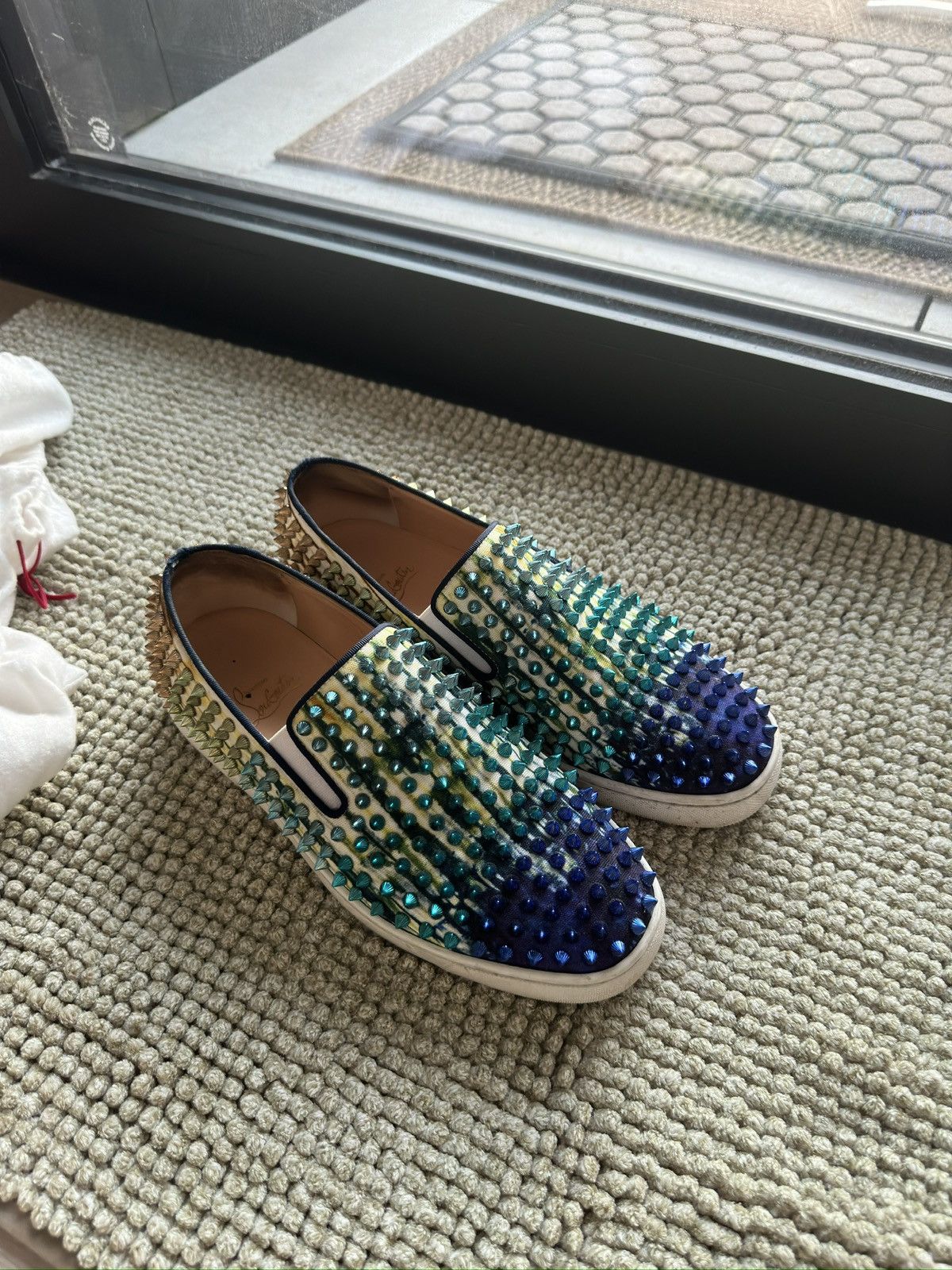 Christian Louboutin Christian Louboutin Roller Boat Flat Multi Colour Size US 7.5 / EU 40-41 - 1 Thumbnail