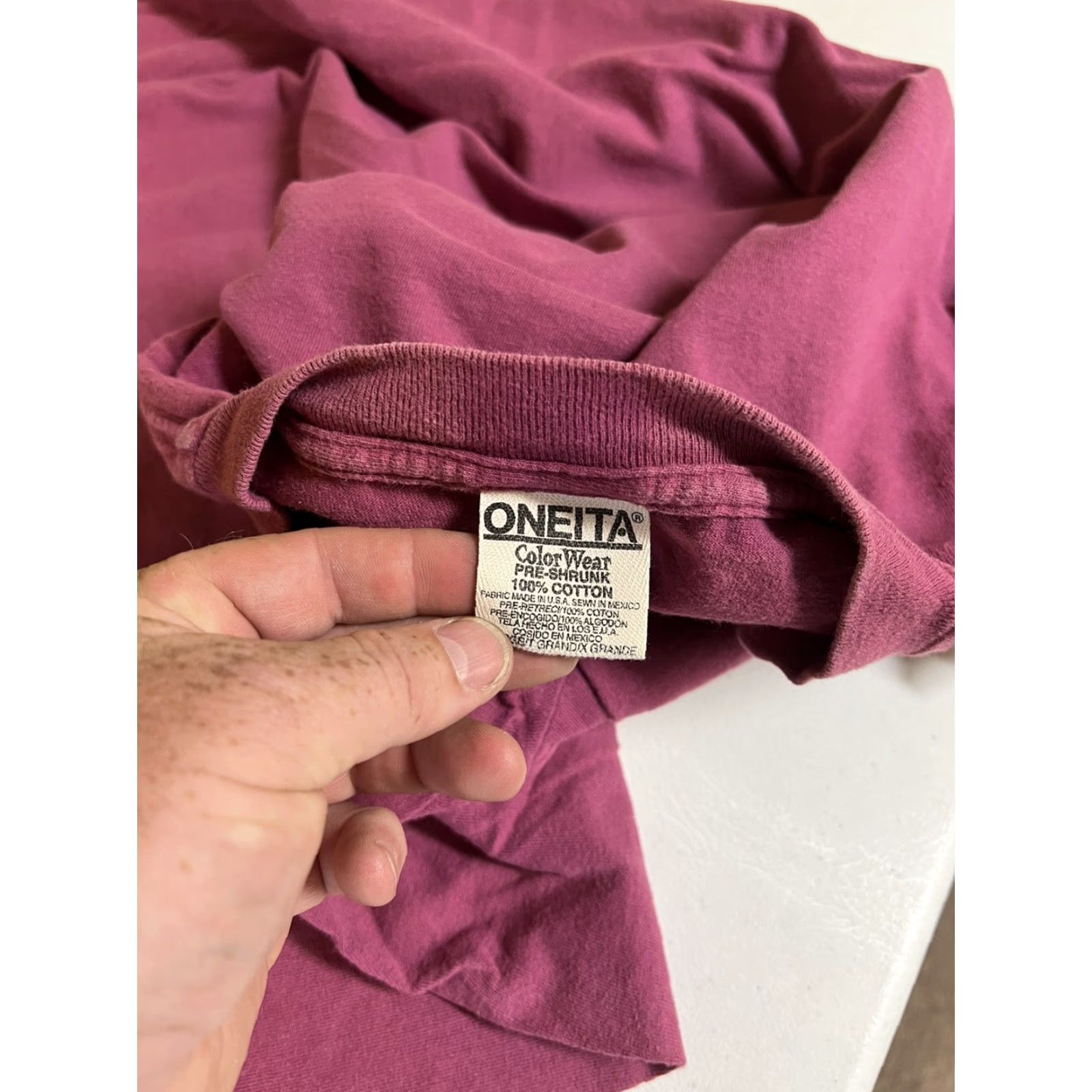 Vintage VINTAGE Oneita Men’s XL Red T-Shirt, Crew Neck, Short Sleeve, Cotton, Classic Fit, Regular Size, Maritime Theme, Lake Champlain Museum, Men’s, L as Is Size US XL / EU 56 / 4 - 4 Thumbnail